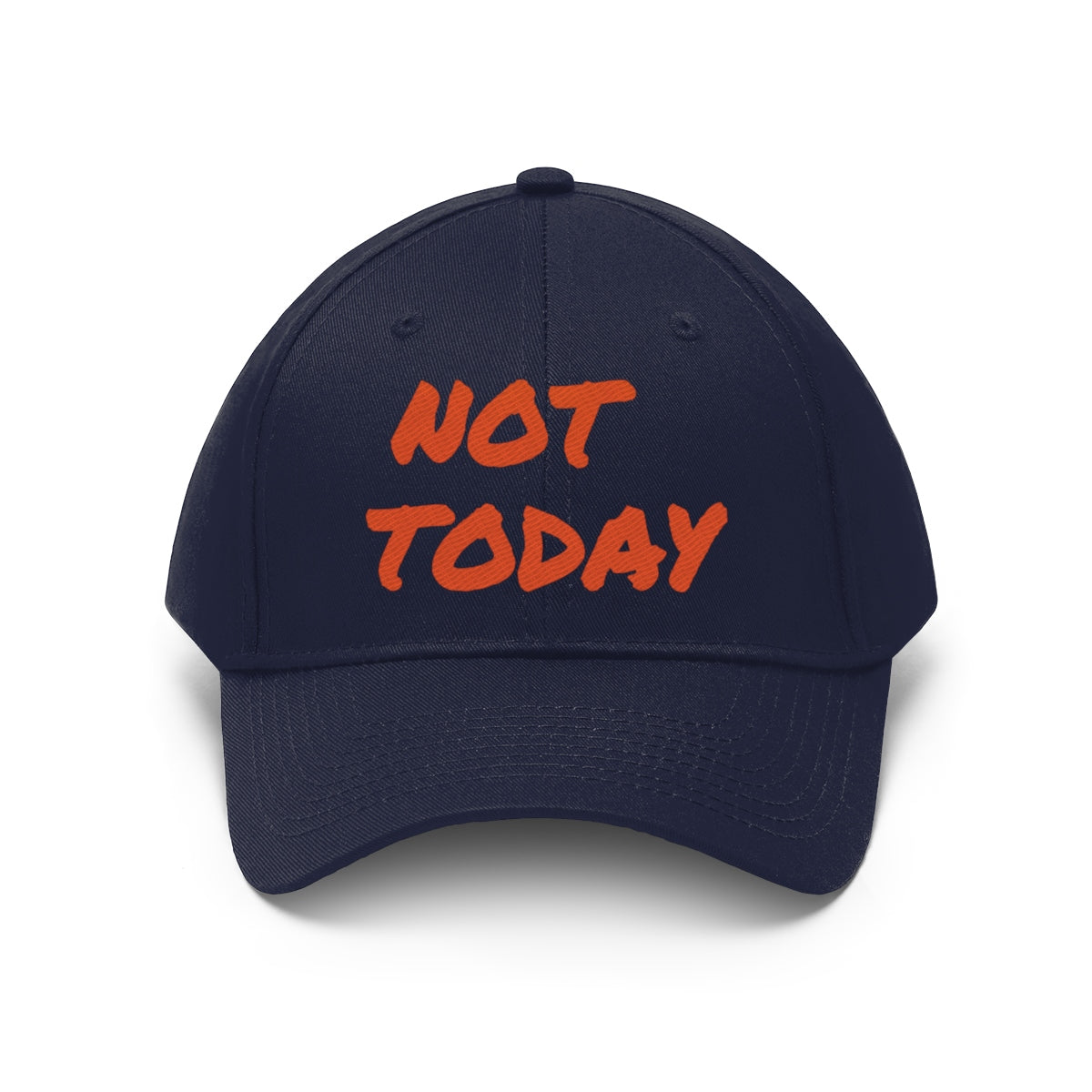 Orange Marker "Not Today" Hat ๐ฝ๐๐พ - VezzyWorld