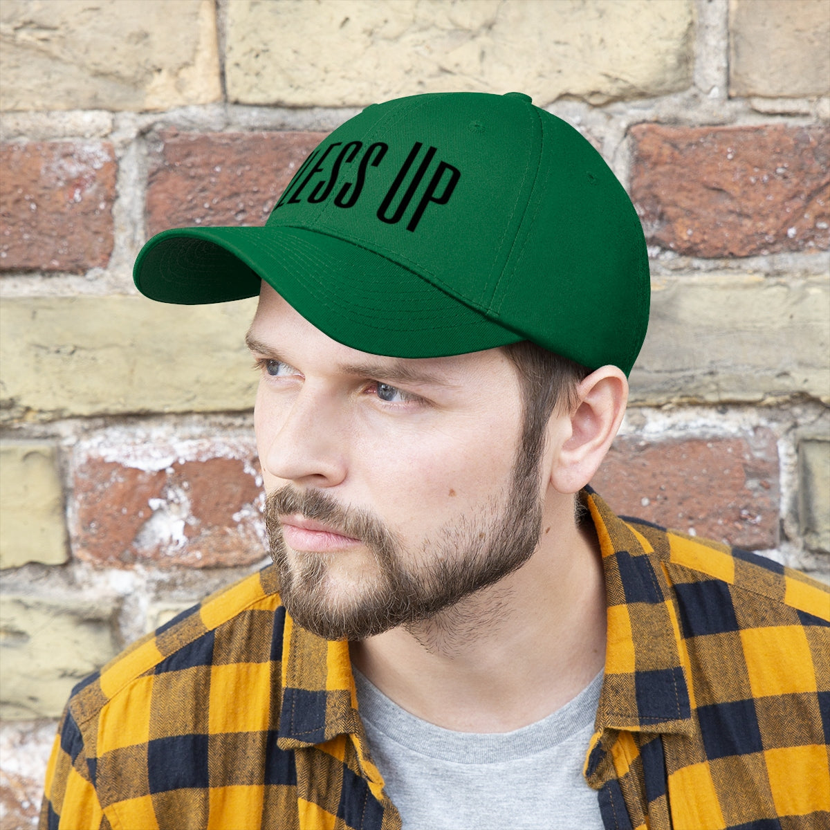 Black Letters "Bless Up" Dad Hat ๐ฝ๐๐พ - VezzyWorld