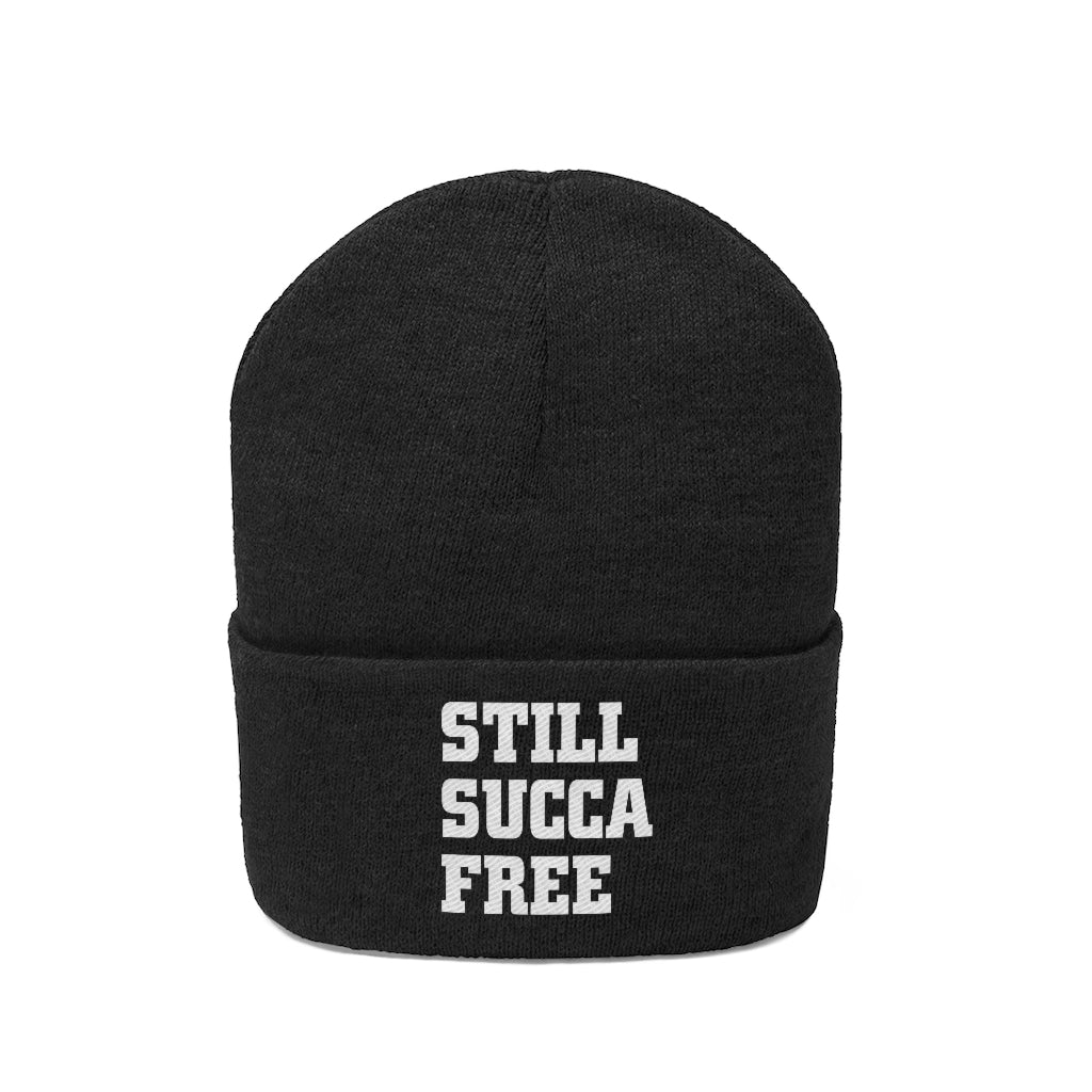 Still Succa Free - Knit Beanie - VezzyWorld