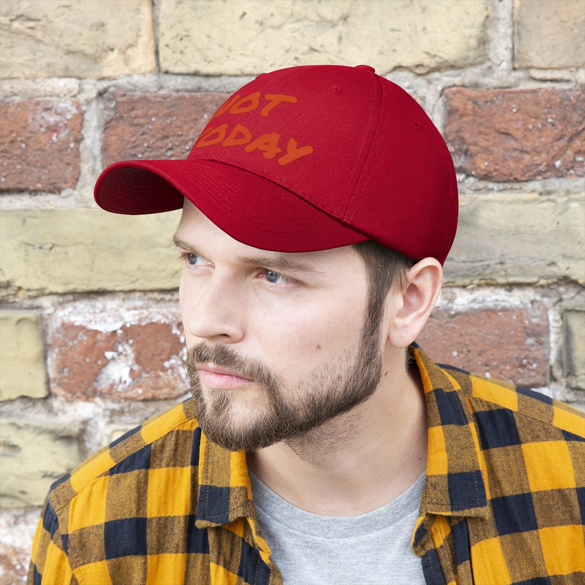Orange Marker "Not Today" Hat ๐ฝ๐๐พ - VezzyWorld