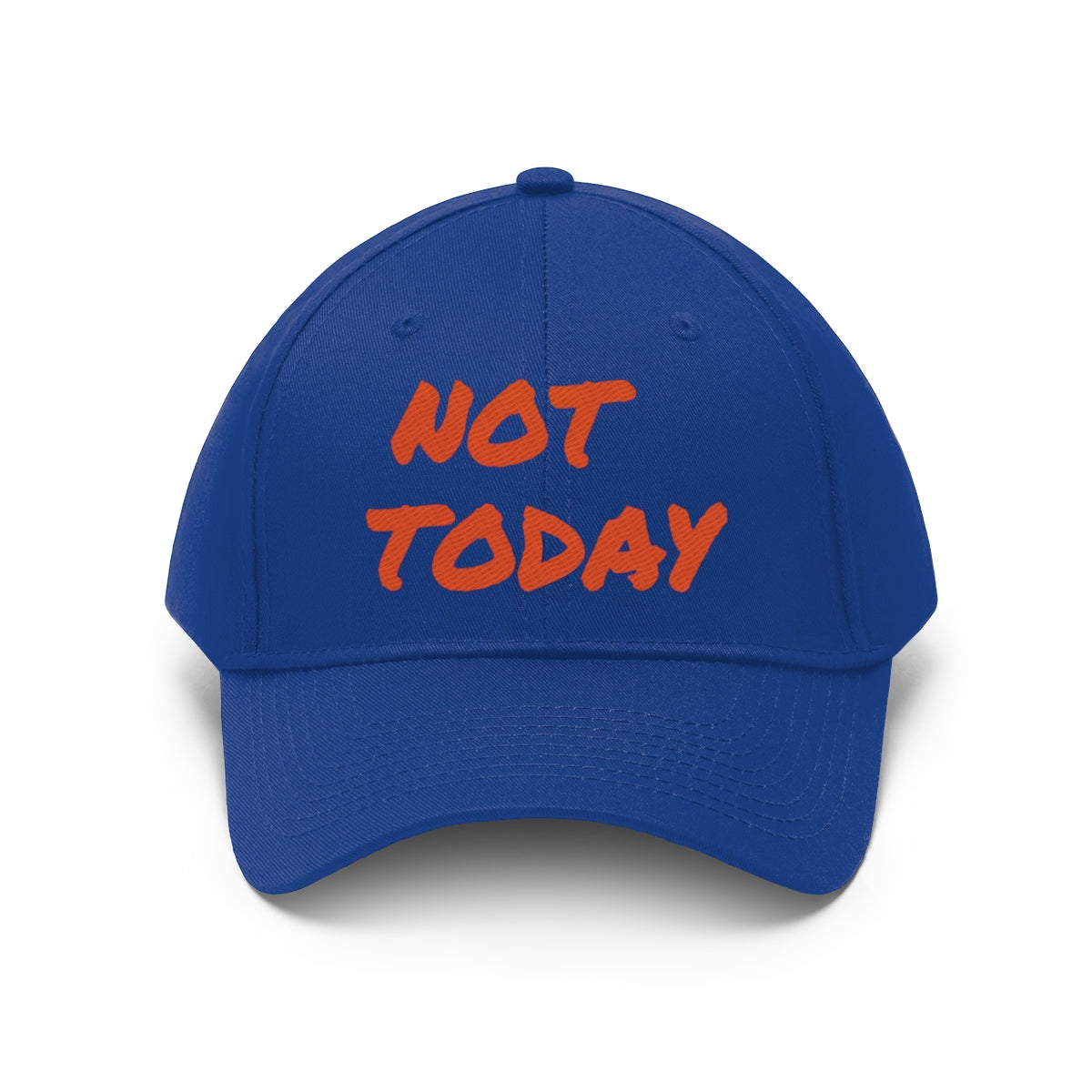Orange Marker "Not Today" Hat ๐ฝ๐๐พ - VezzyWorld