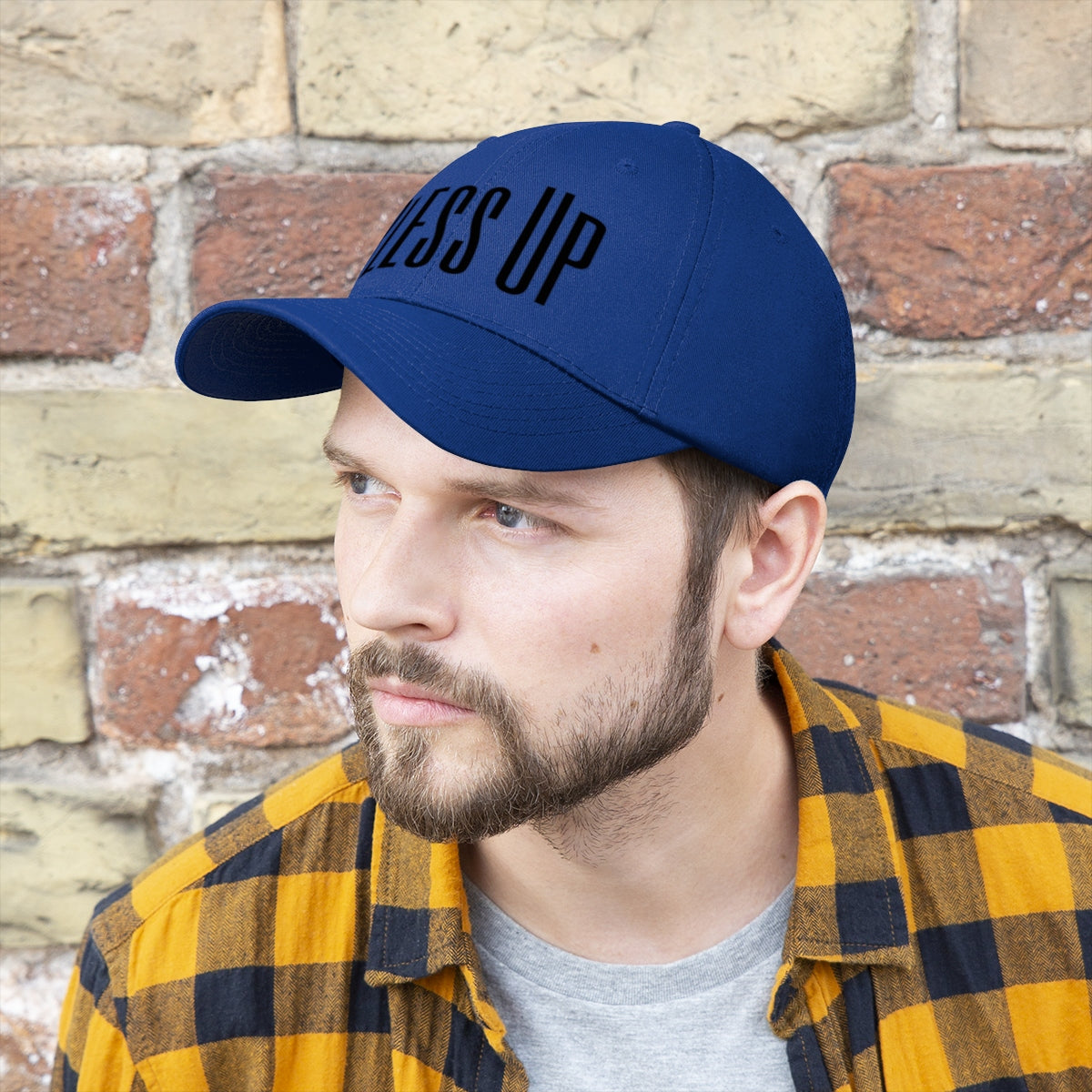 Black Letters "Bless Up" Dad Hat ๐ฝ๐๐พ - VezzyWorld