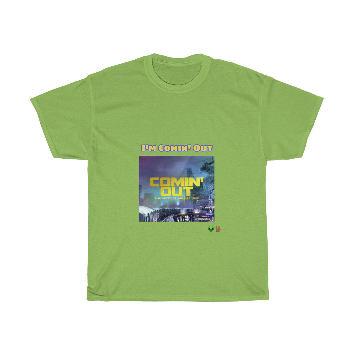 "Comin' Out" Unisex Heavy Cotton Tee π½ππΎ - VezzyWorld