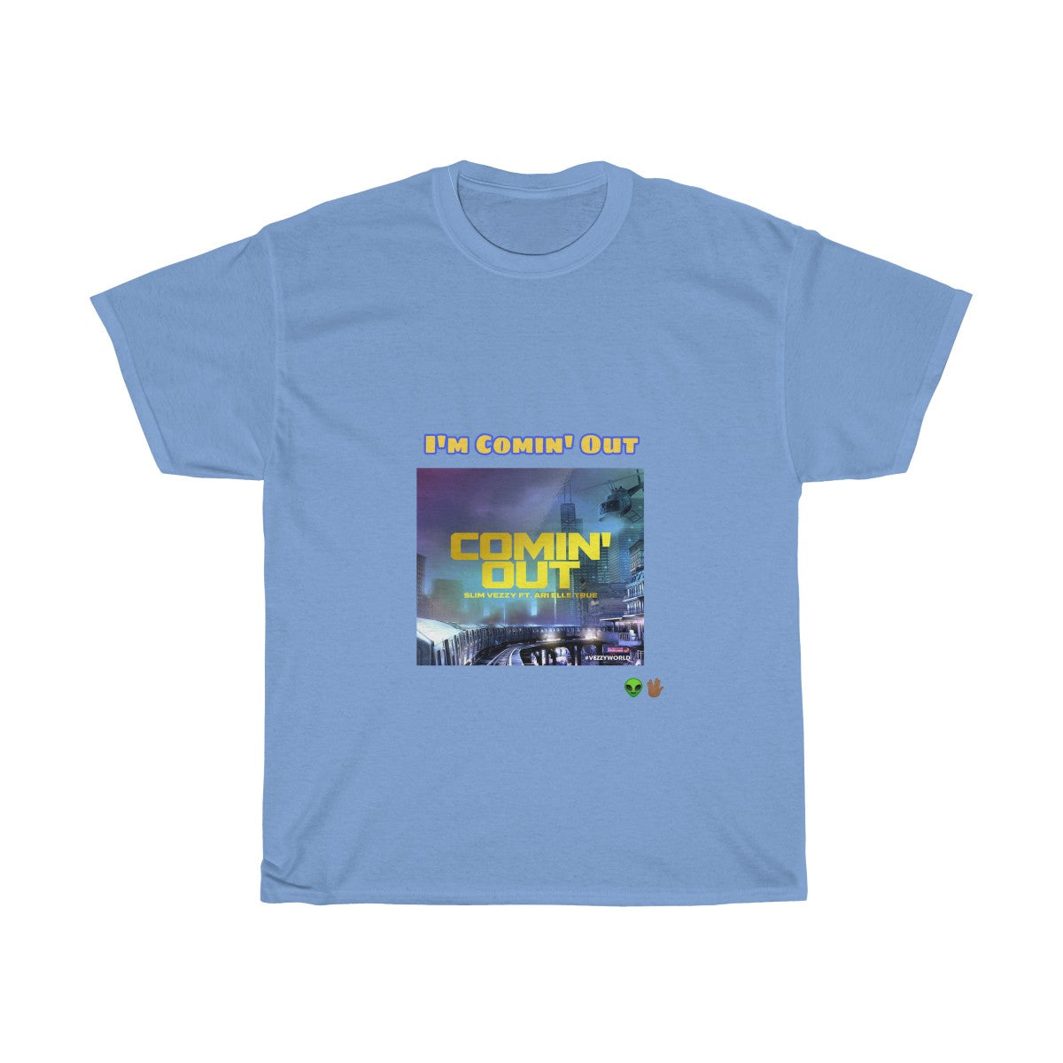 "Comin' Out" Unisex Heavy Cotton Tee π½ππΎ - VezzyWorld