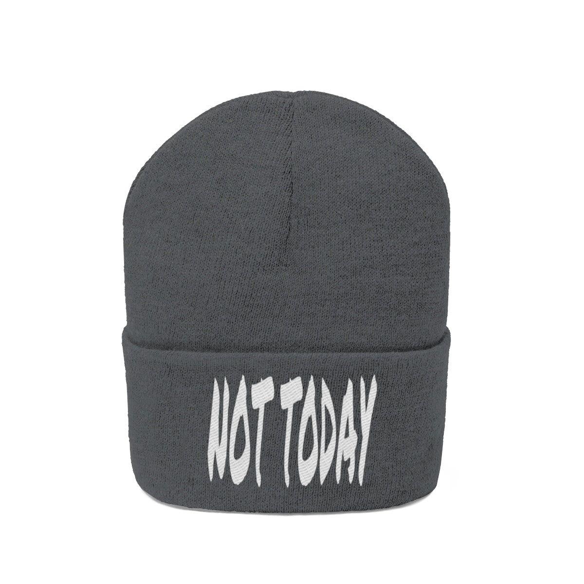 "Not Today" Knit Beanie #VezzyWorld π½ππΎ - VezzyWorld