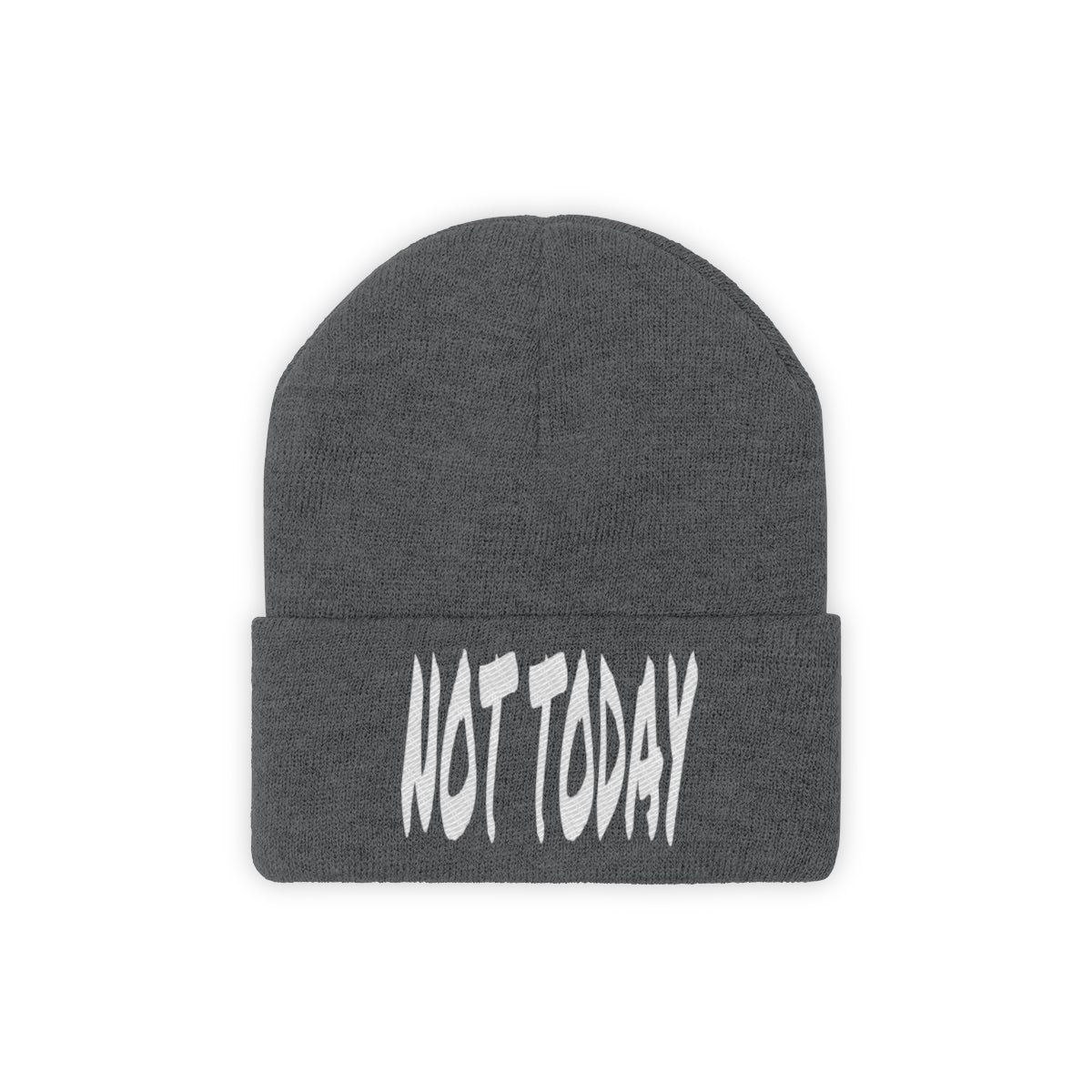 "Not Today" Knit Beanie #VezzyWorld π½ππΎ - VezzyWorld