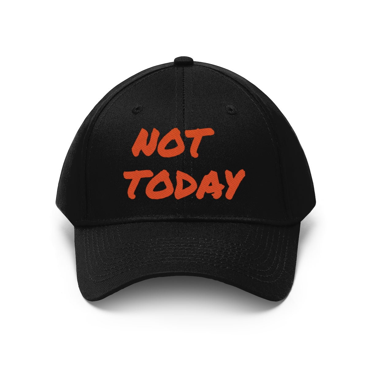 Orange Marker "Not Today" Hat ๐ฝ๐๐พ - VezzyWorld