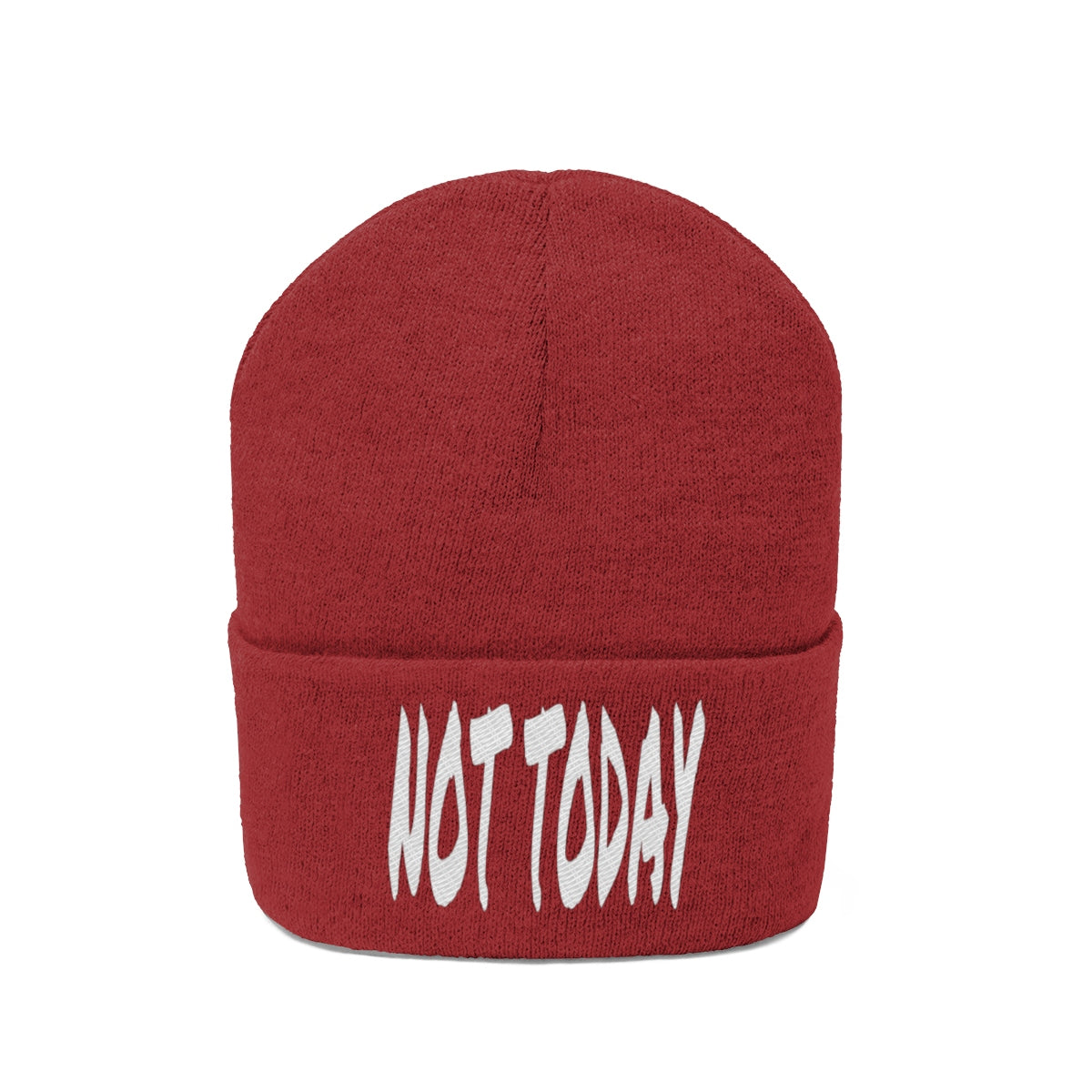 "Not Today" Knit Beanie #VezzyWorld π½ππΎ - VezzyWorld