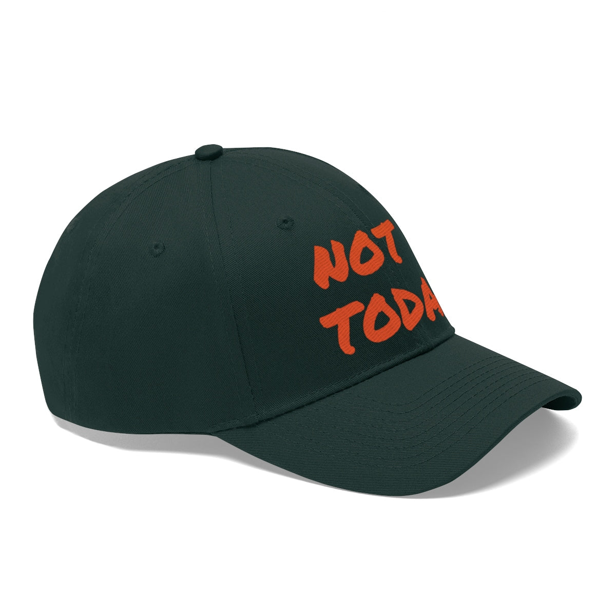 Orange Marker "Not Today" Hat ๐ฝ๐๐พ - VezzyWorld