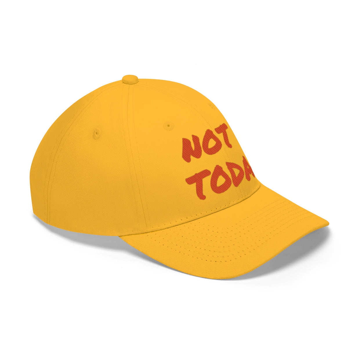 Orange Marker "Not Today" Hat ๐ฝ๐๐พ - VezzyWorld