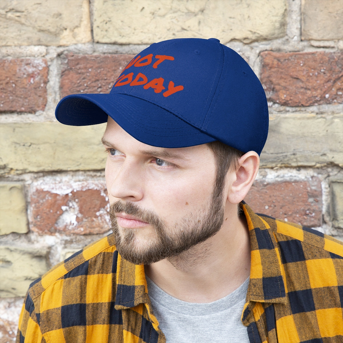 Orange Marker "Not Today" Hat ๐ฝ๐๐พ - VezzyWorld