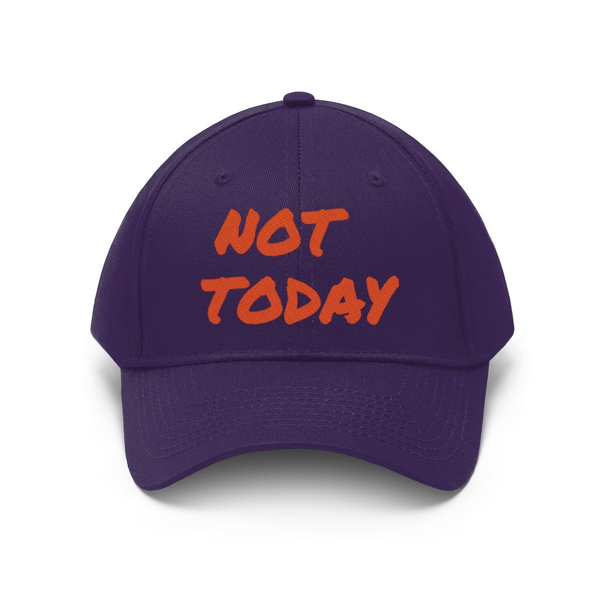 Orange Marker "Not Today" Hat ๐ฝ๐๐พ - VezzyWorld