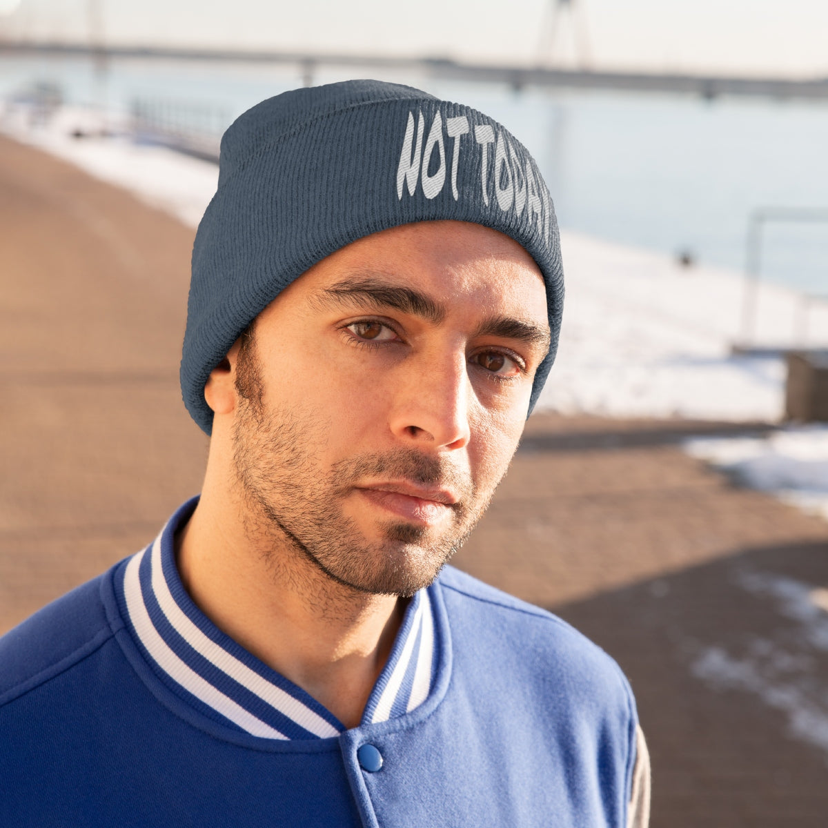 "Not Today" Knit Beanie #VezzyWorld π½ππΎ - VezzyWorld