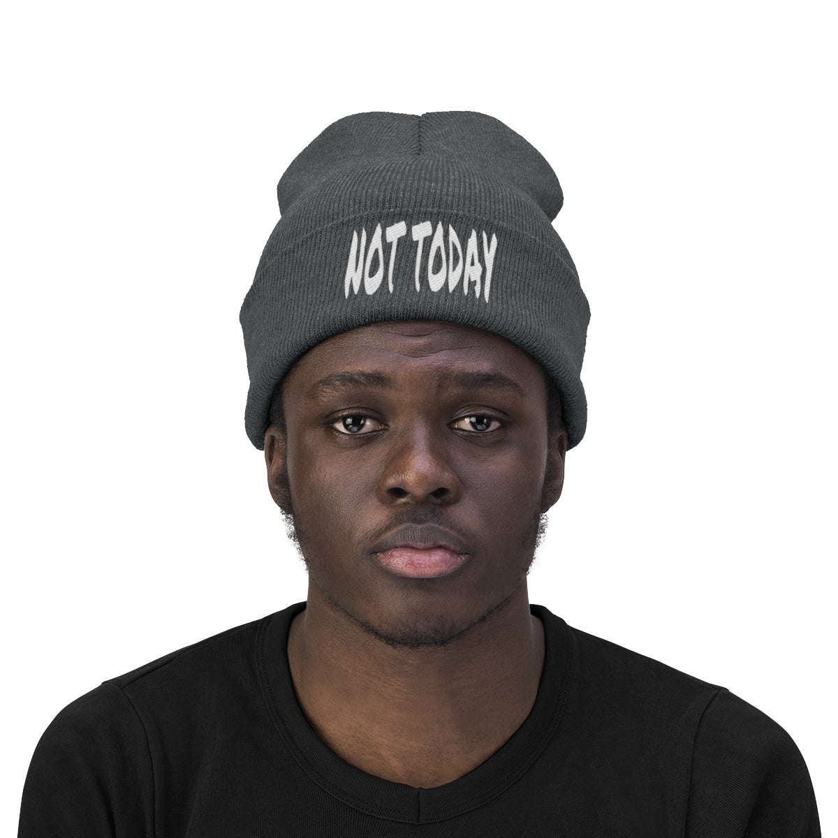 "Not Today" Knit Beanie #VezzyWorld π½ππΎ - VezzyWorld