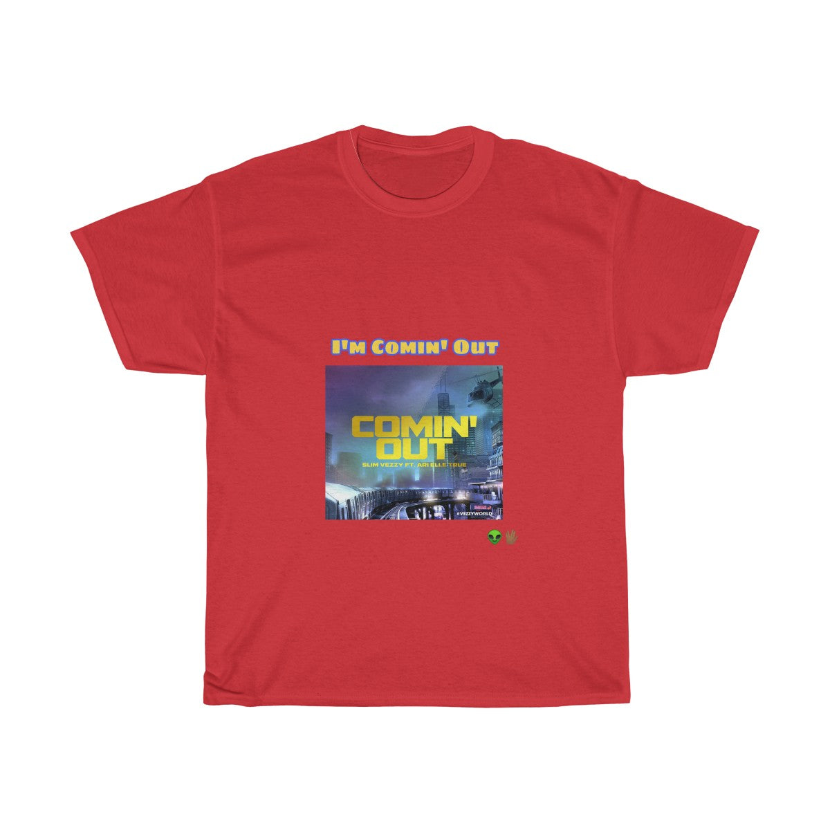 "Comin' Out" Unisex Heavy Cotton Tee π½ππΎ - VezzyWorld