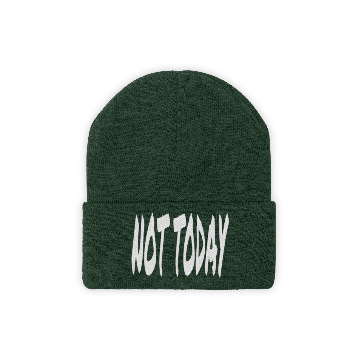 "Not Today" Knit Beanie #VezzyWorld π½ππΎ - VezzyWorld