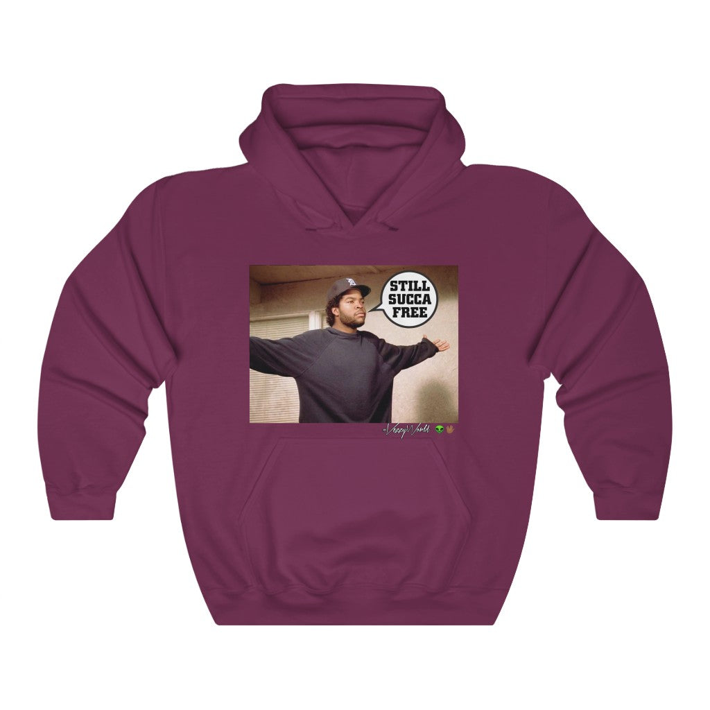 Ice Cube Still Succa Free β’ Edition Hoodie #VezzyWorld π½ππΎ Black Letters - VezzyWorld