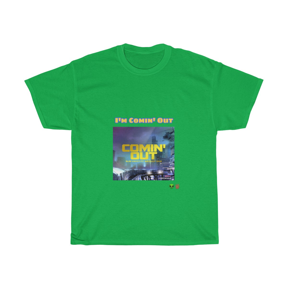 "Comin' Out" Unisex Heavy Cotton Tee π½ππΎ - VezzyWorld