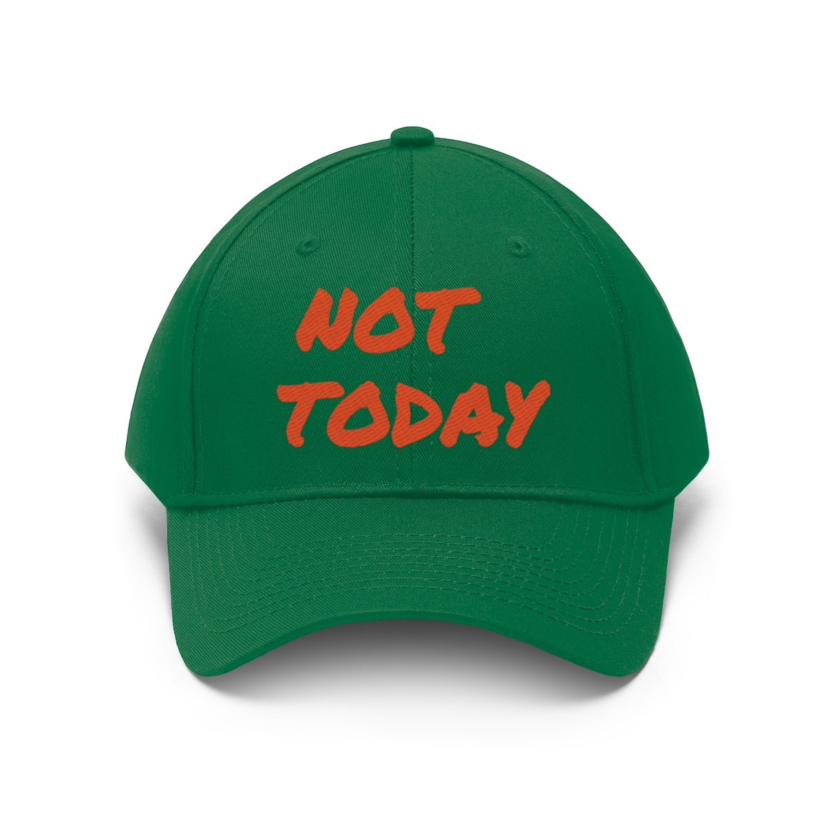 Orange Marker "Not Today" Hat ๐ฝ๐๐พ - VezzyWorld