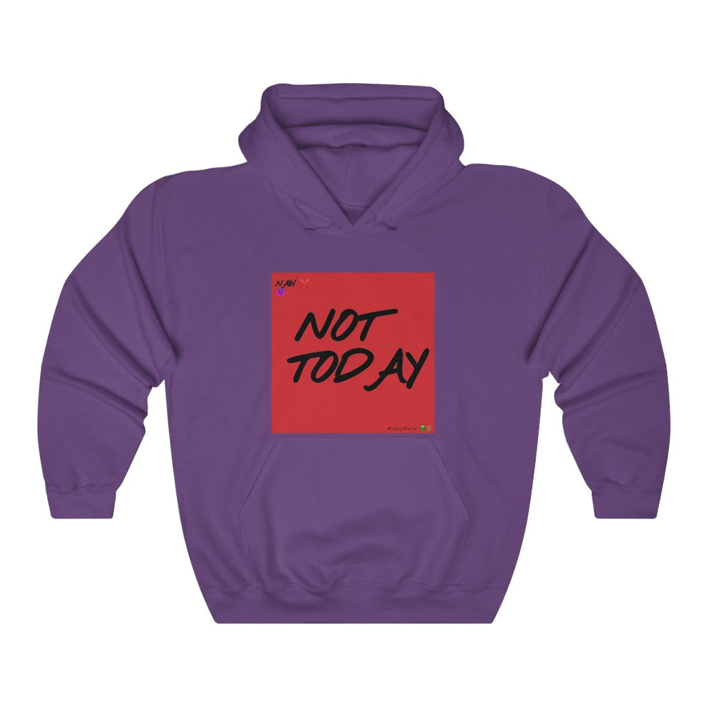 Red Background "Not Today" β’ Hoodie #VezzyWorld π½ππΎ - VezzyWorld
