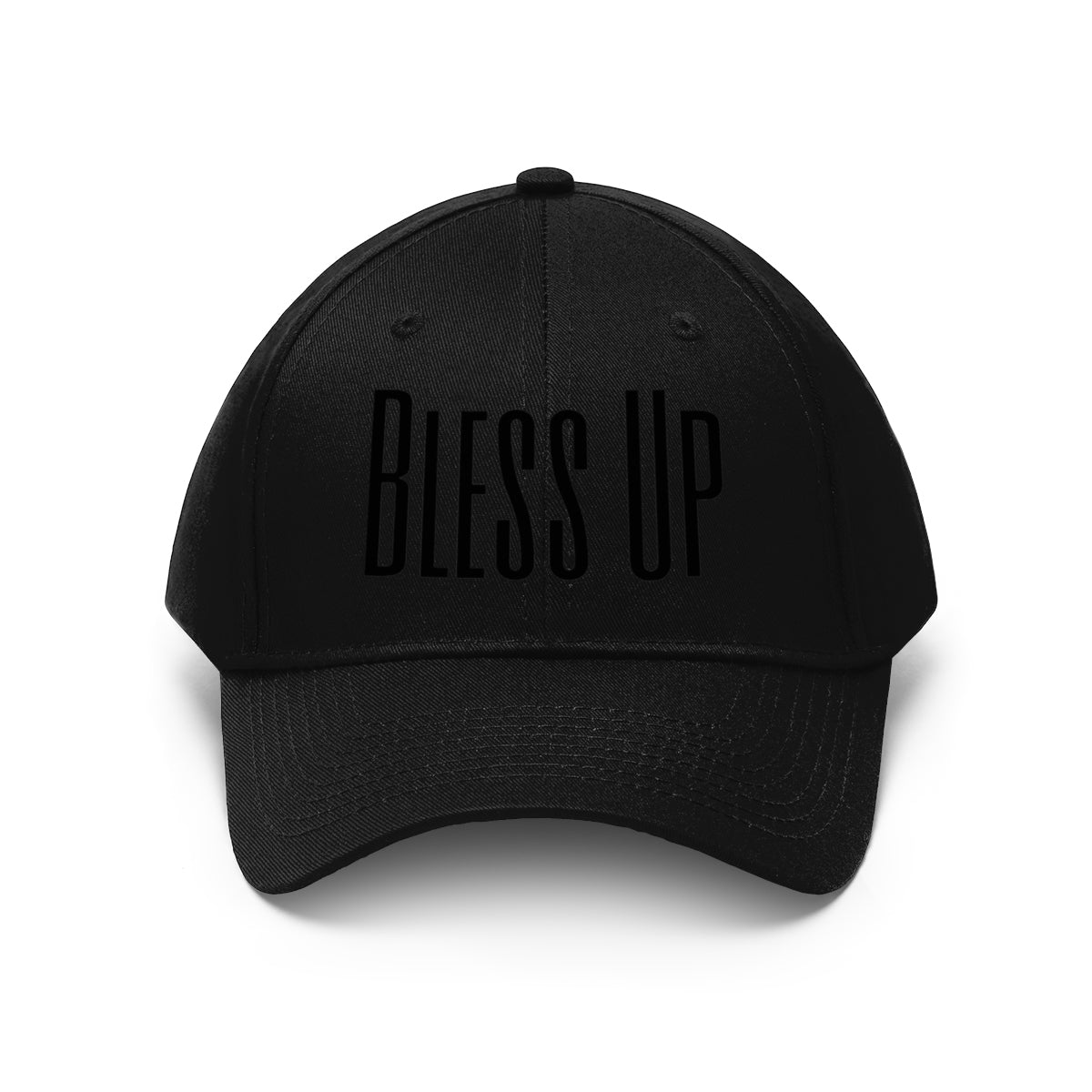 Black Letters "Bless Up" Dad Hat ๐ฝ๐๐พ - VezzyWorld