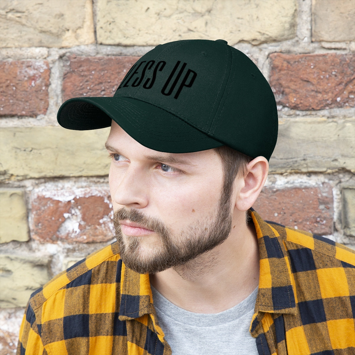 Black Letters "Bless Up" Dad Hat ๐ฝ๐๐พ - VezzyWorld