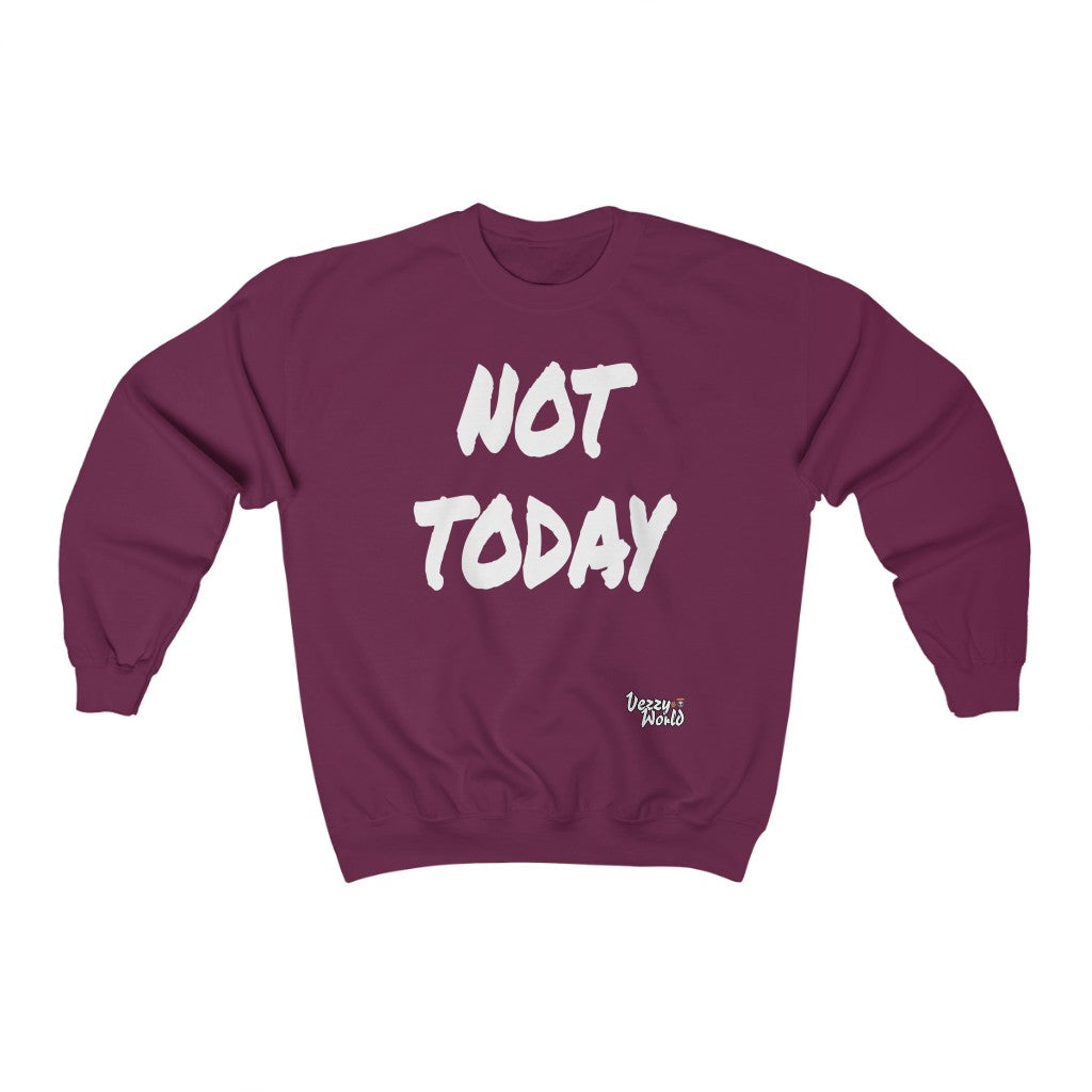 New Fresh Sweater + Not Today - White Letter #VezzyWorld π½ππΎ - VezzyWorld