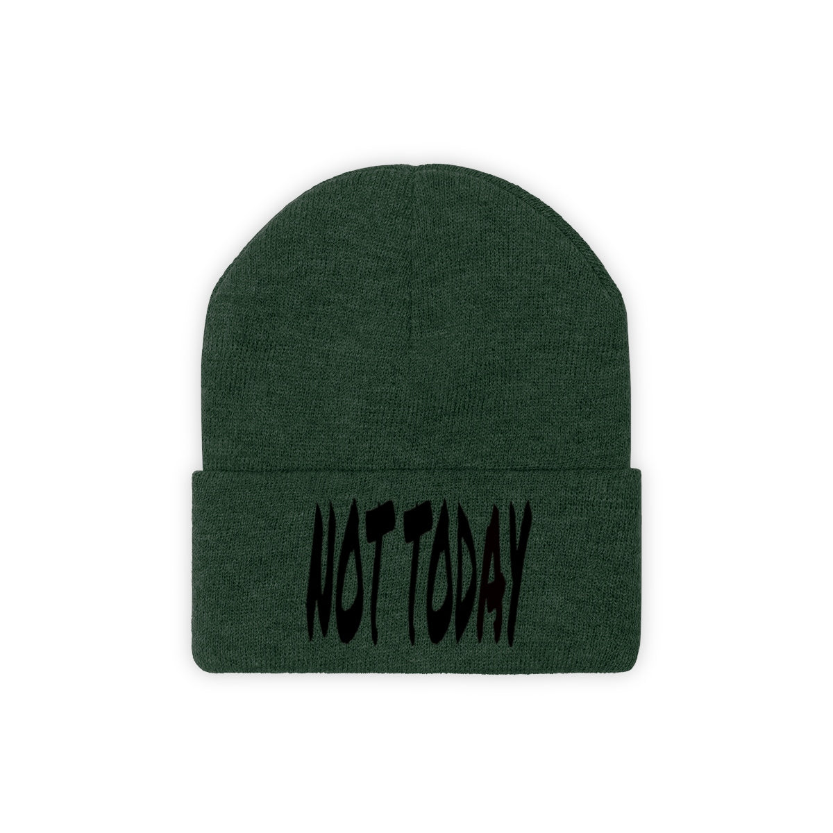 "Not Today" Black Letters Knit Beanie #VezzyWorld π½ππΎ - VezzyWorld
