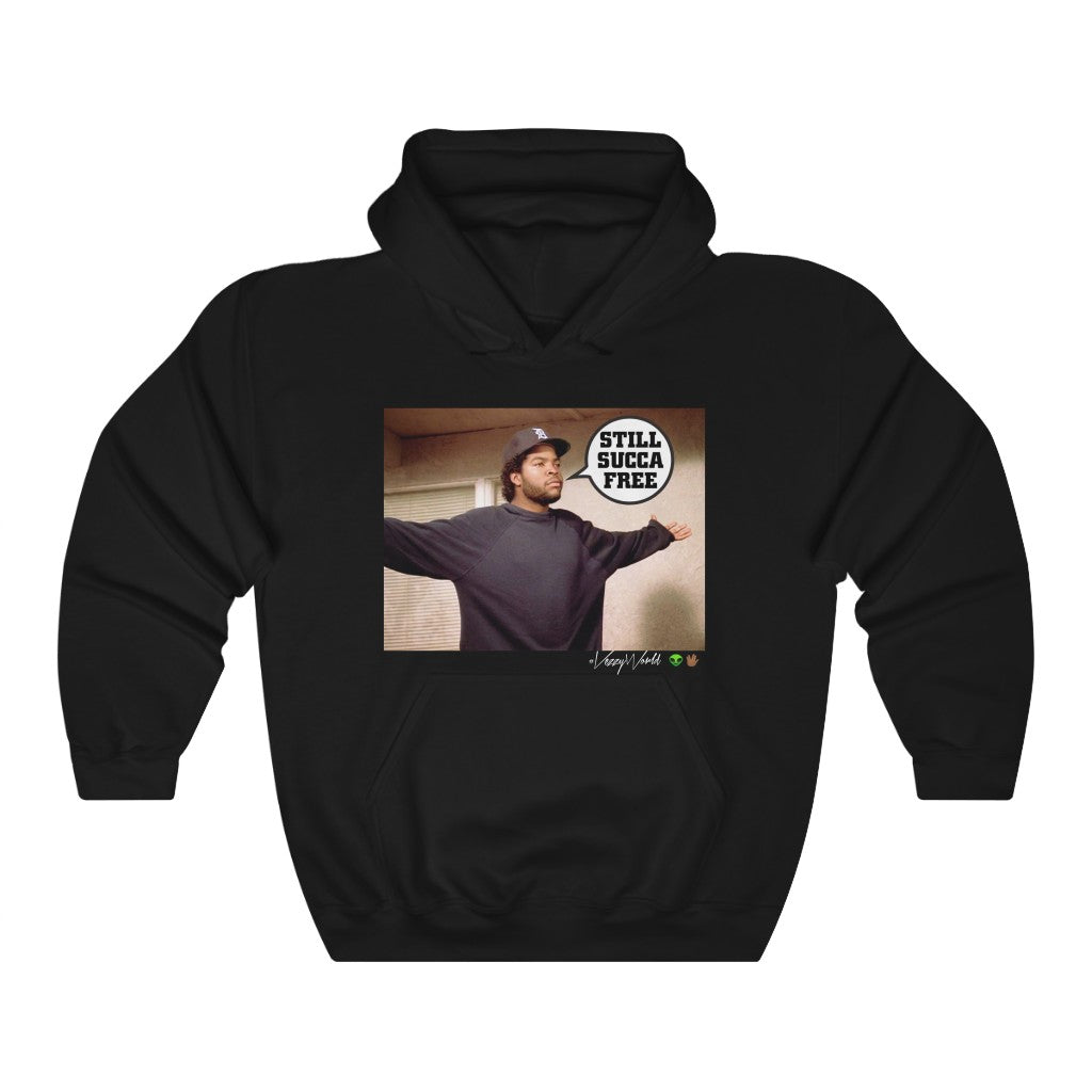 Ice Cube Still Succa Free β’ Edition Hoodie #VezzyWorld π½ππΎ Black Letters - VezzyWorld