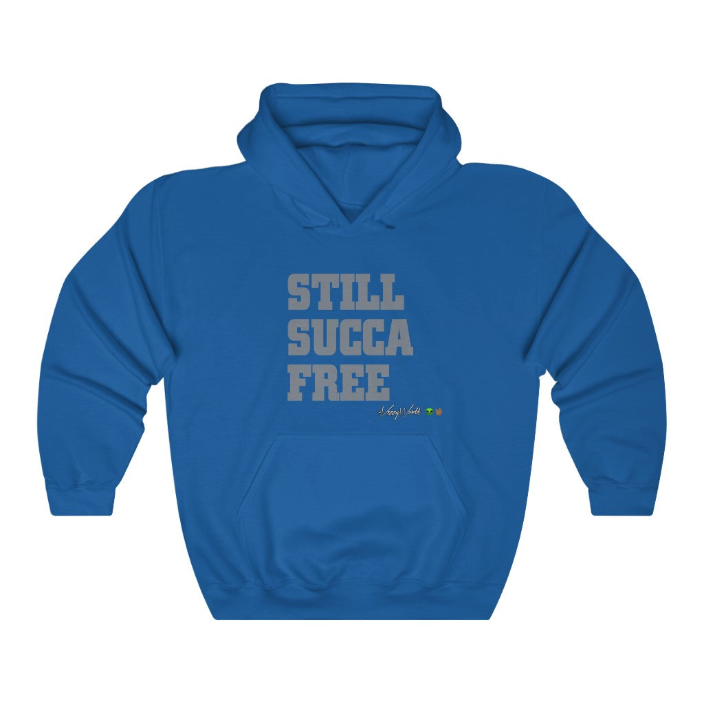 Still Succa Free β’ Hoodie #VezzyWorld π½ππΎ Grey Letters - VezzyWorld