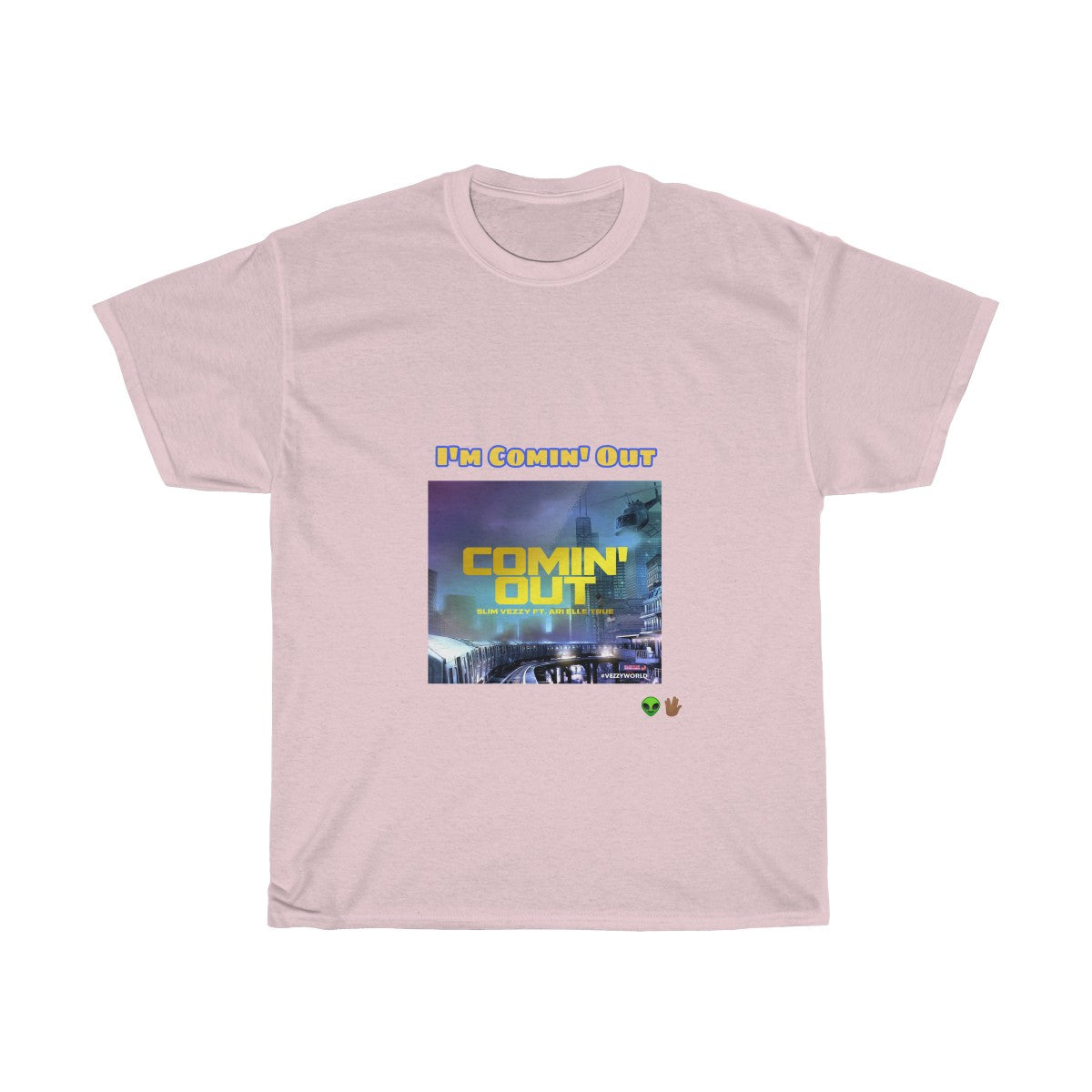"Comin' Out" Unisex Heavy Cotton Tee π½ππΎ - VezzyWorld
