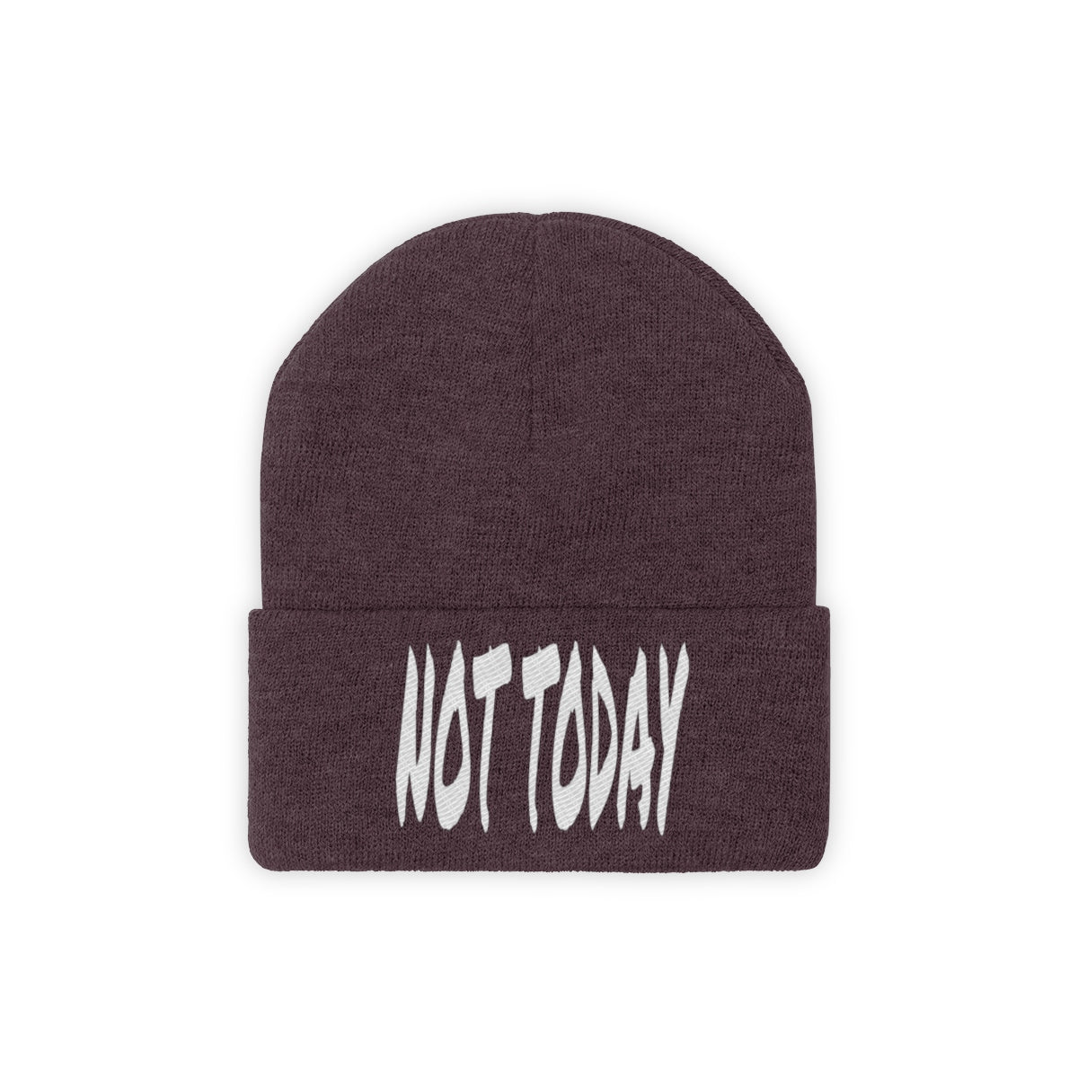 "Not Today" Knit Beanie #VezzyWorld π½ππΎ - VezzyWorld