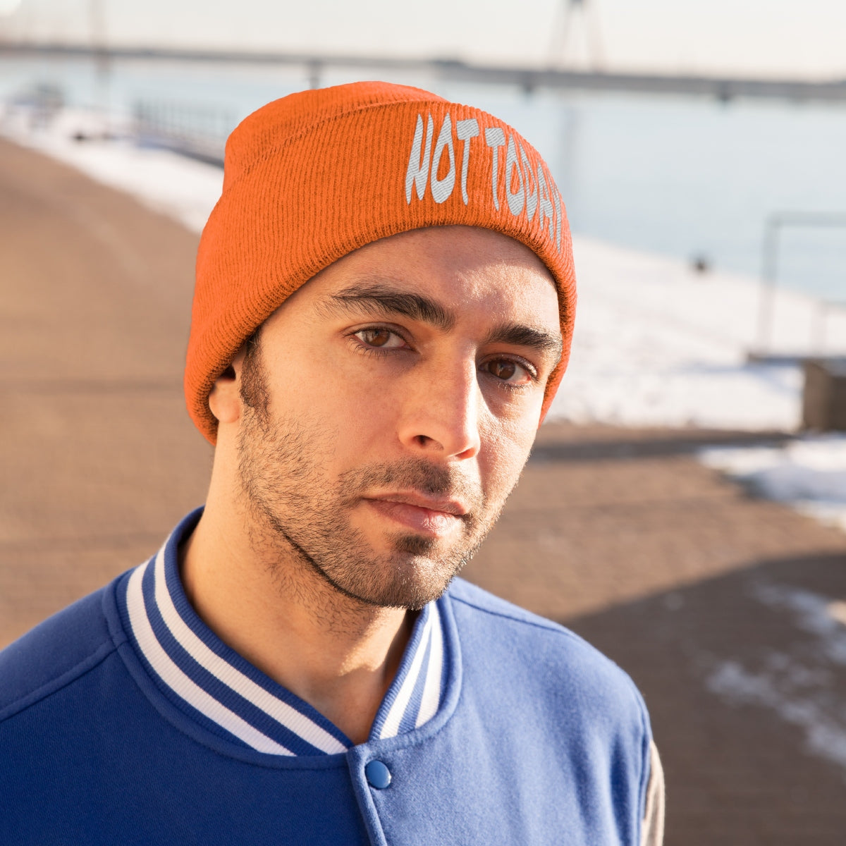 "Not Today" Knit Beanie #VezzyWorld π½ππΎ - VezzyWorld
