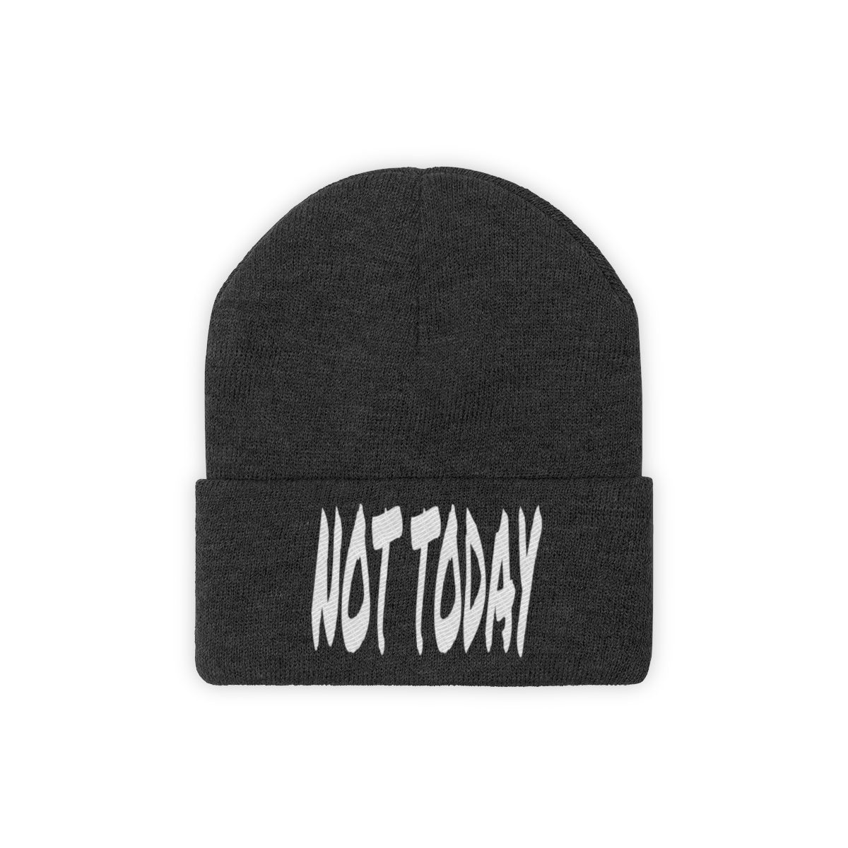 "Not Today" Knit Beanie #VezzyWorld π½ππΎ - VezzyWorld