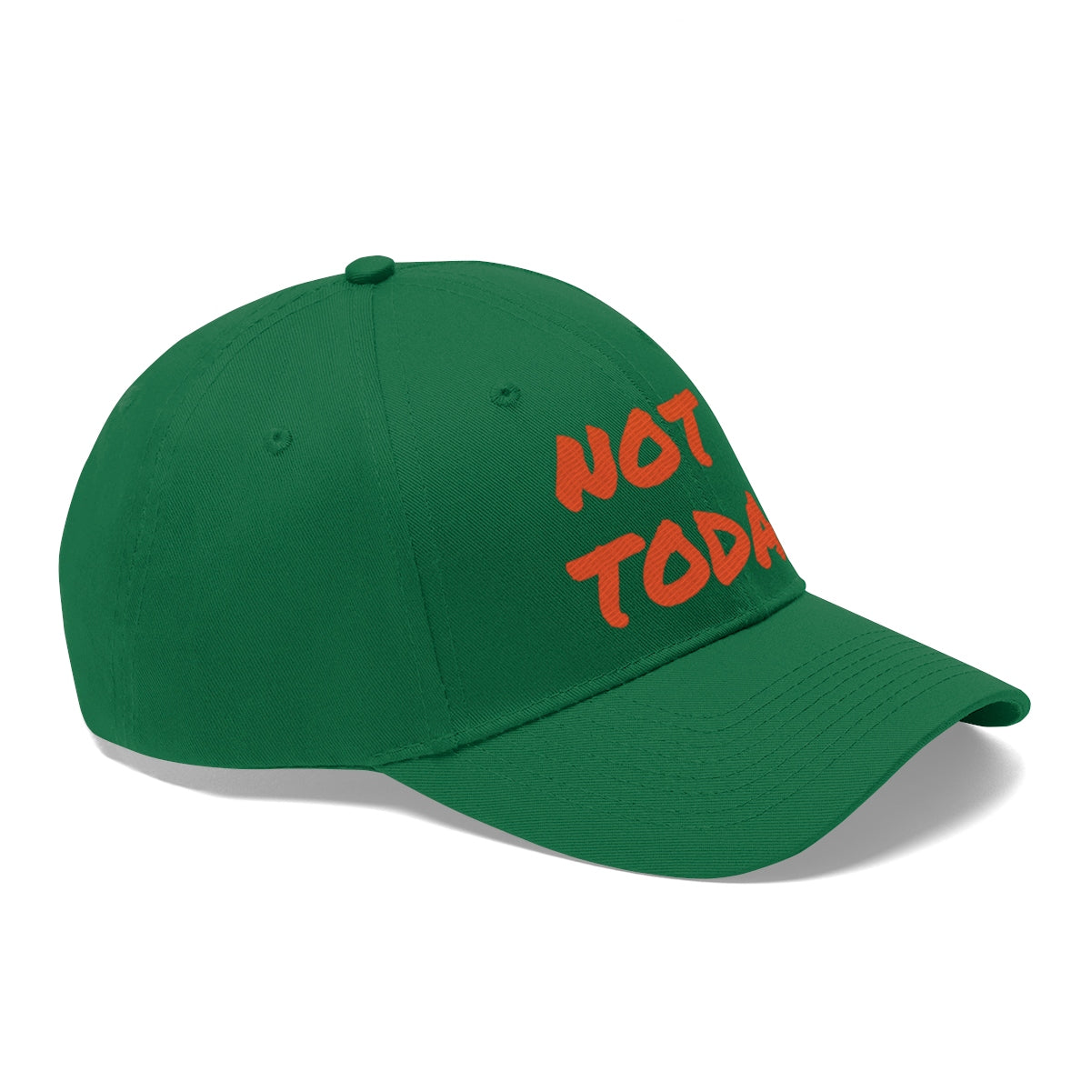 Orange Marker "Not Today" Hat ๐ฝ๐๐พ - VezzyWorld