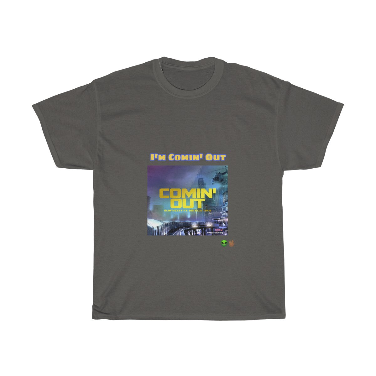 "Comin' Out" Unisex Heavy Cotton Tee π½ππΎ - VezzyWorld