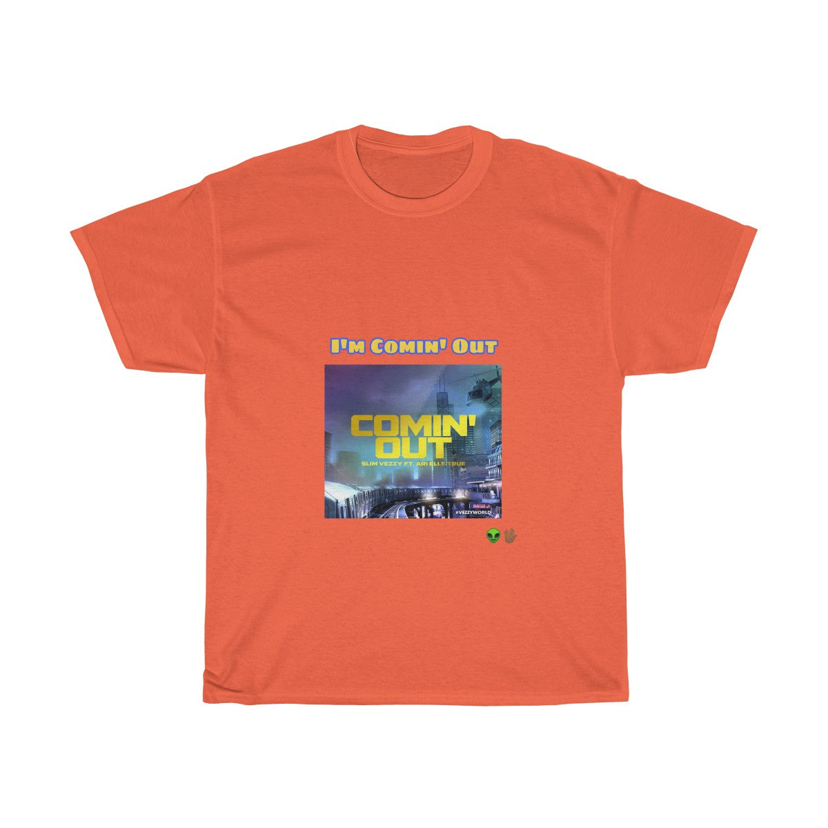 "Comin' Out" Unisex Heavy Cotton Tee π½ππΎ - VezzyWorld