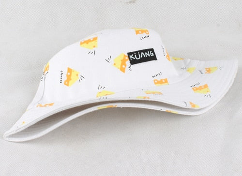 Panama Bucket Hat Men Women Summer Bucket Cap Banana Print #VezzyWorld ๐ฝ๐๐พ - VezzyWorld