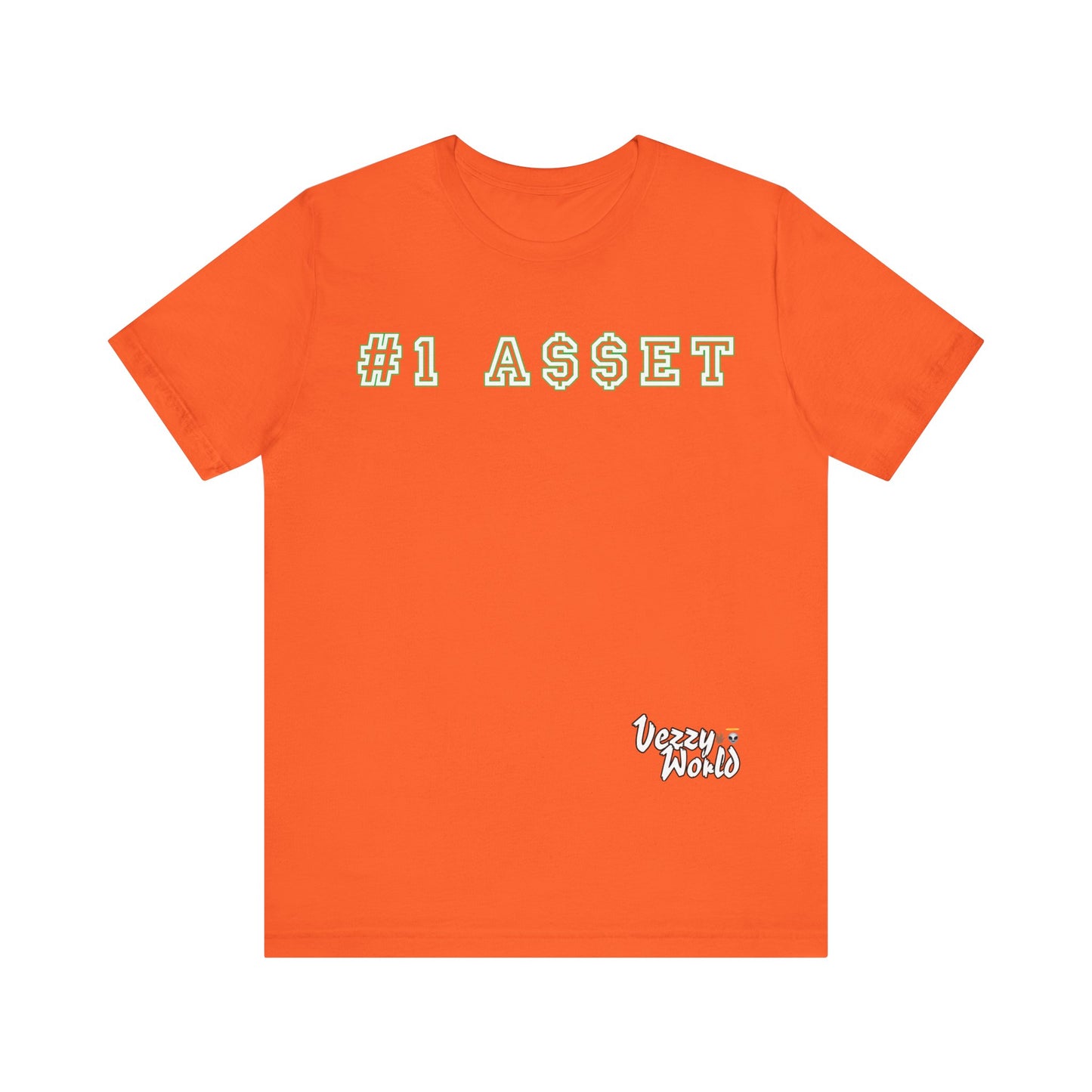 #1 Asset (Green) Short Sleeve Tee - VezzyWorld