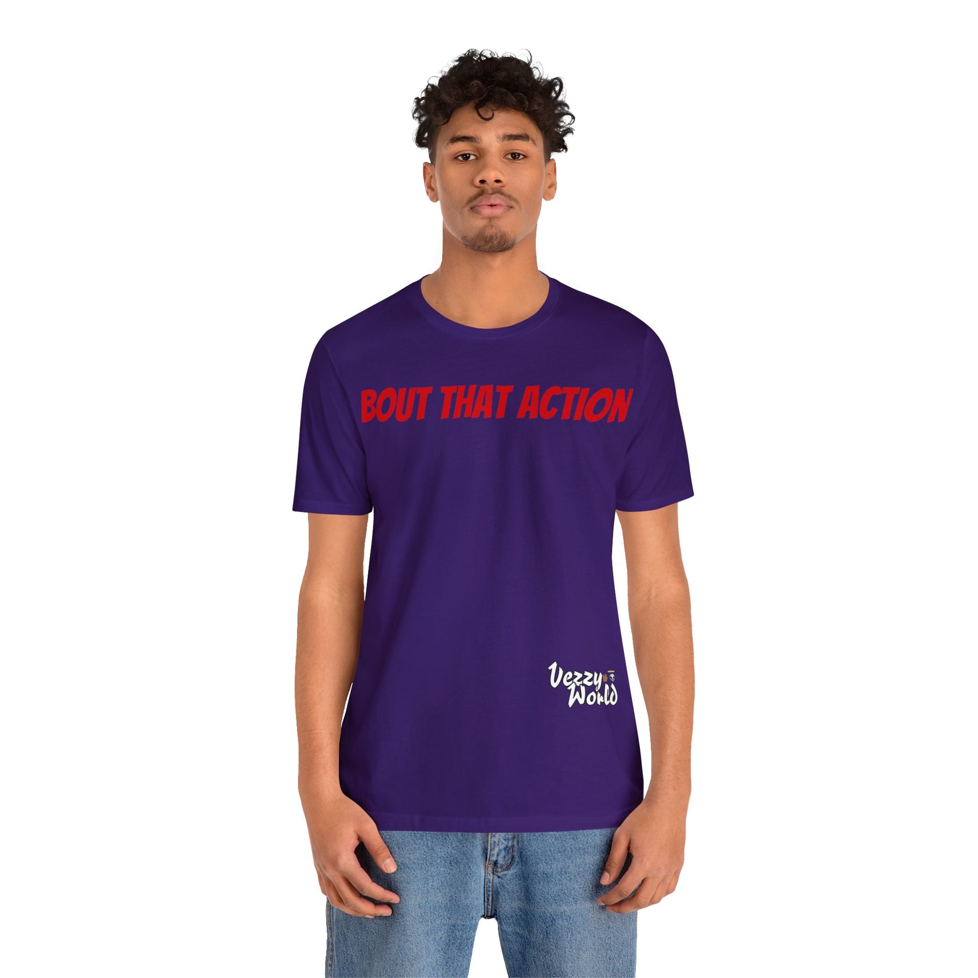 Bout That Action Short Sleeve Tee - VezzyWorld