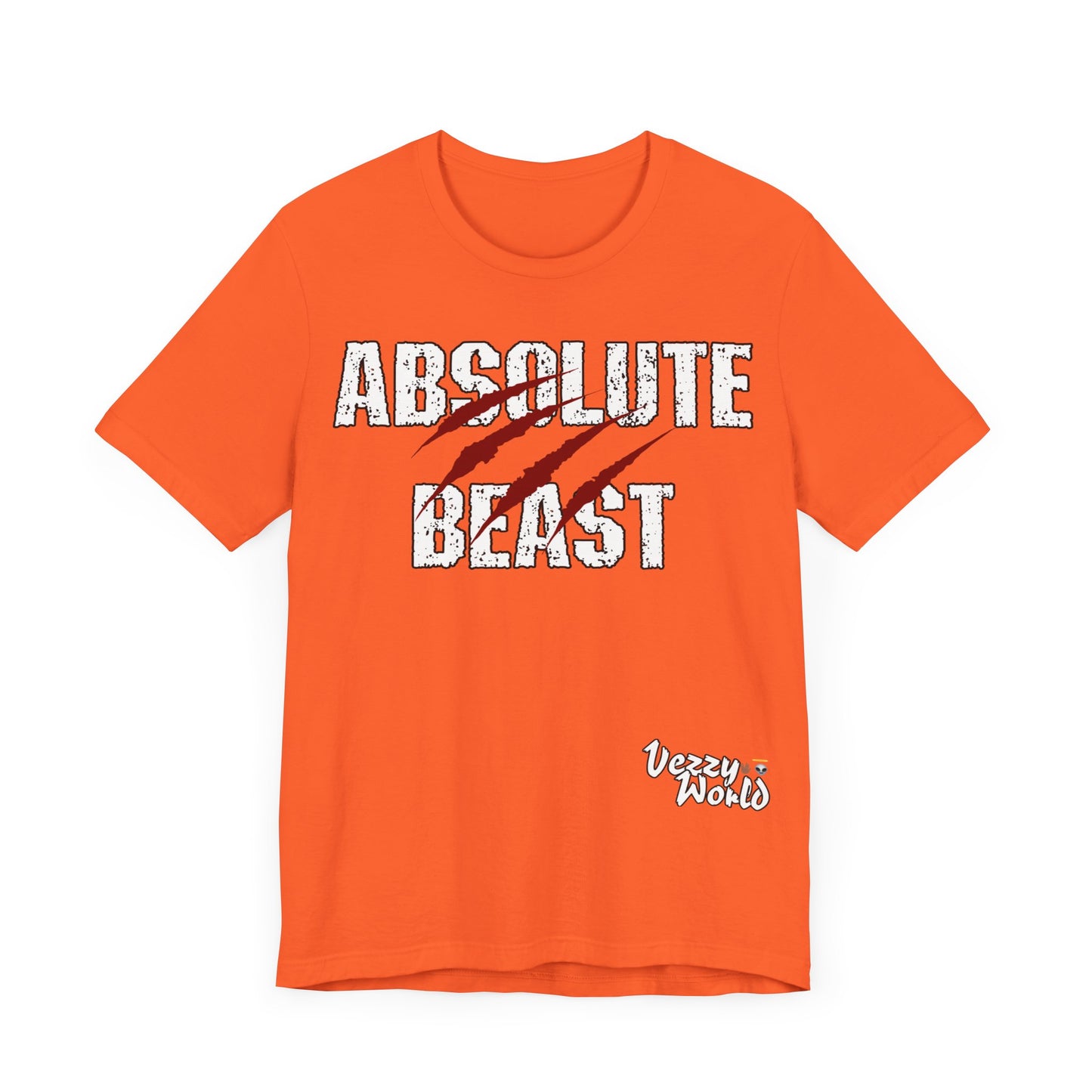 Absolute Beast (Red) Short Sleeve Tee - VezzyWorld