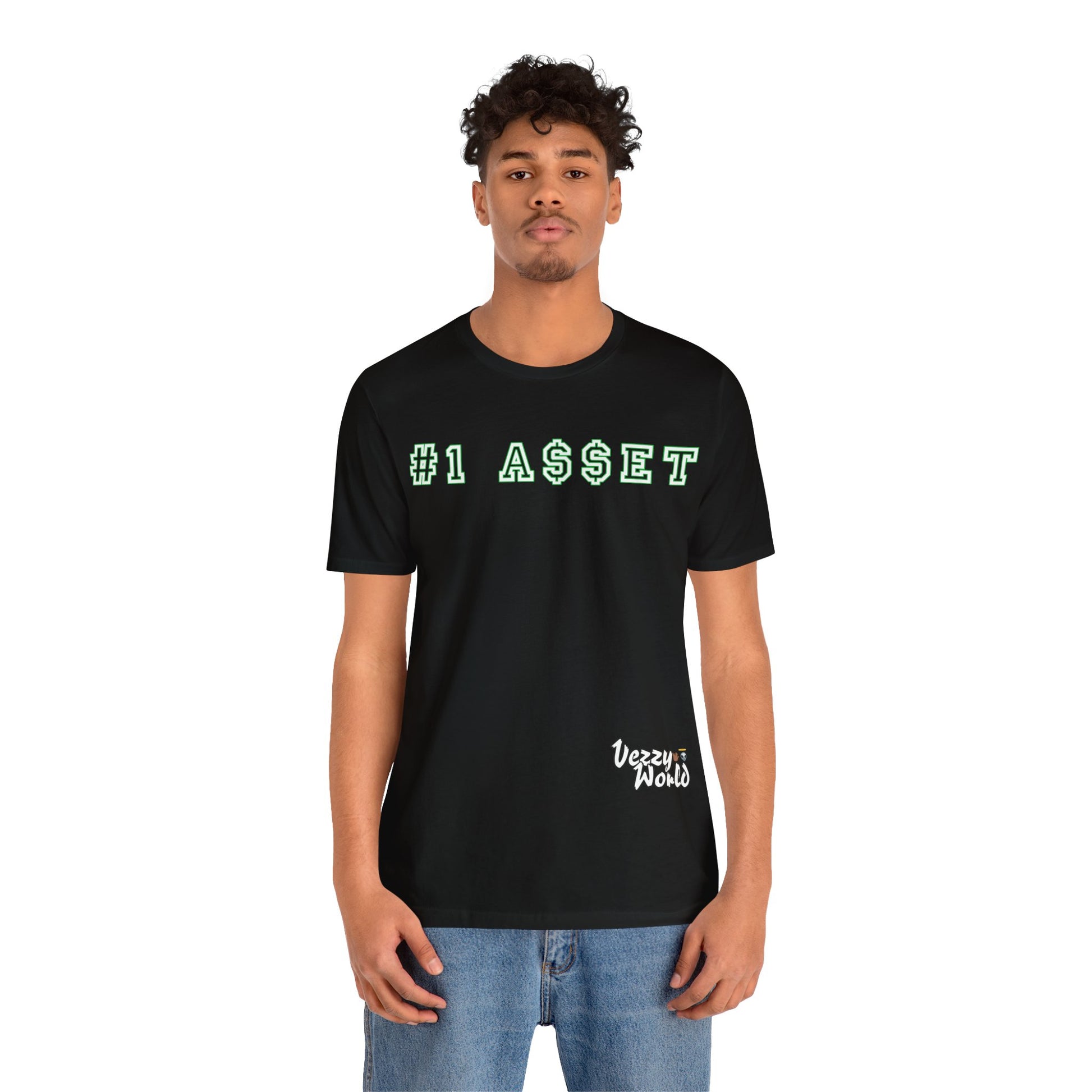 #1 Asset (Green) Short Sleeve Tee - VezzyWorld