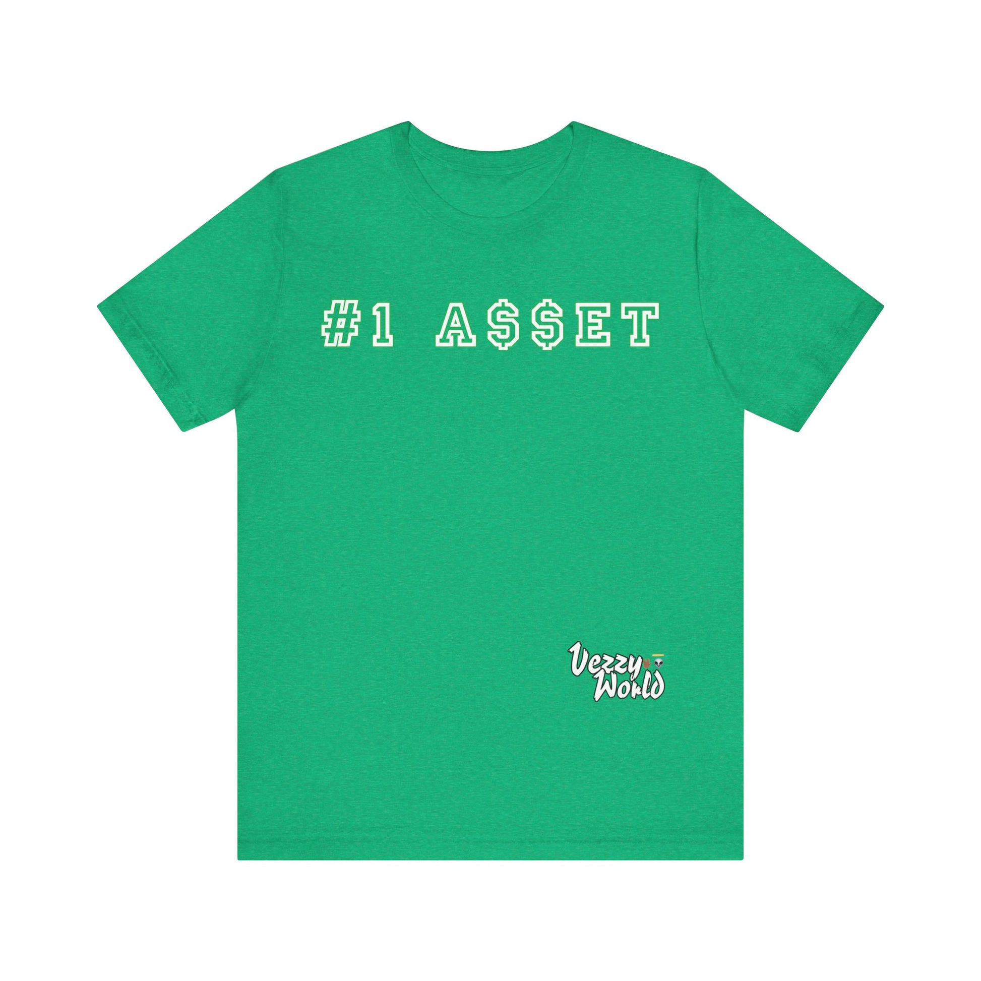 #1 Asset (Green) Short Sleeve Tee - VezzyWorld