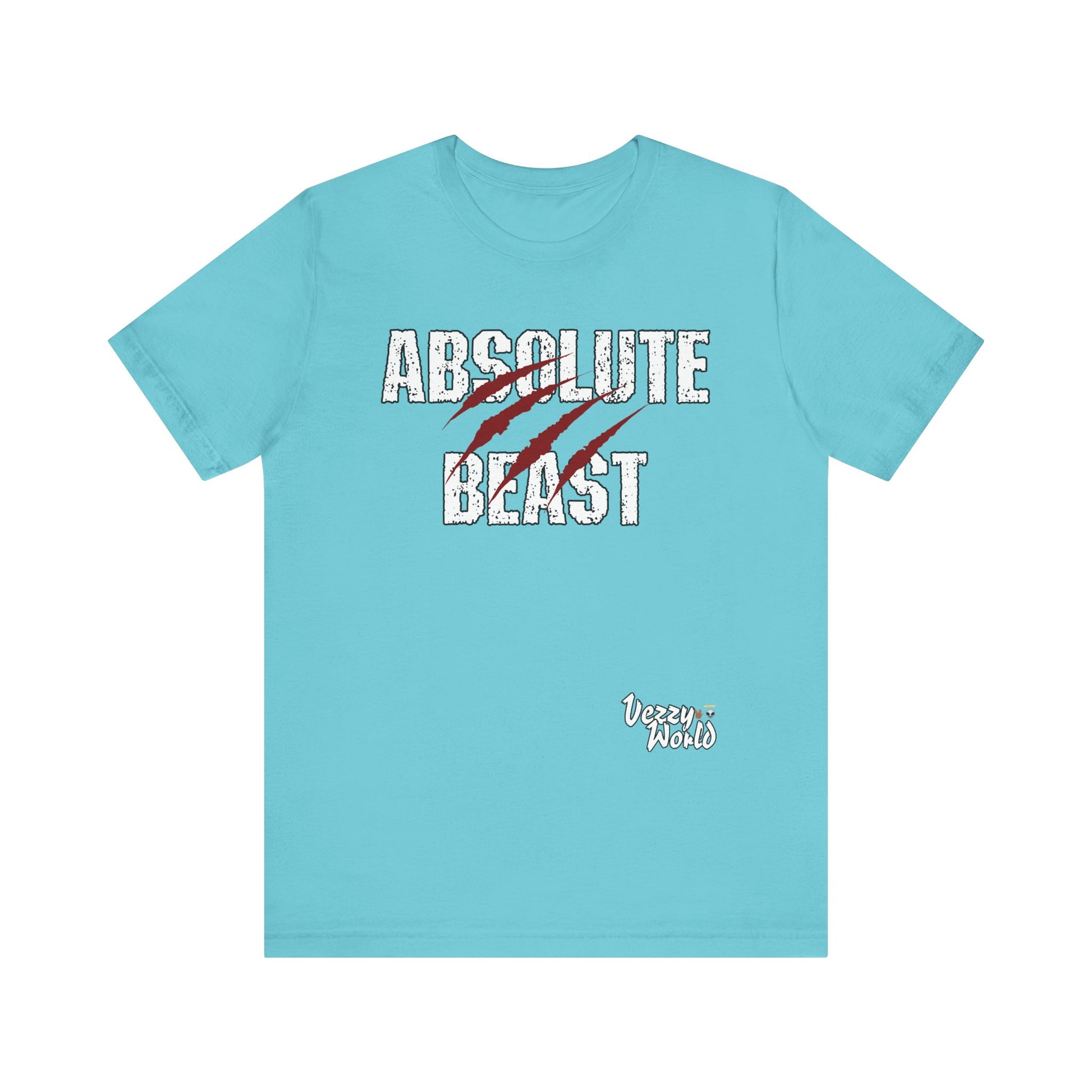 Absolute Beast (Red) Short Sleeve Tee - VezzyWorld