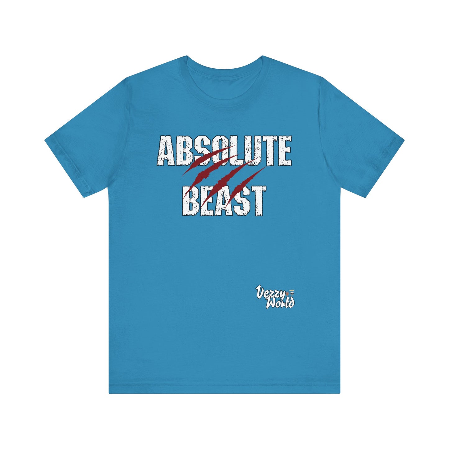 Absolute Beast (Red) Short Sleeve Tee - VezzyWorld