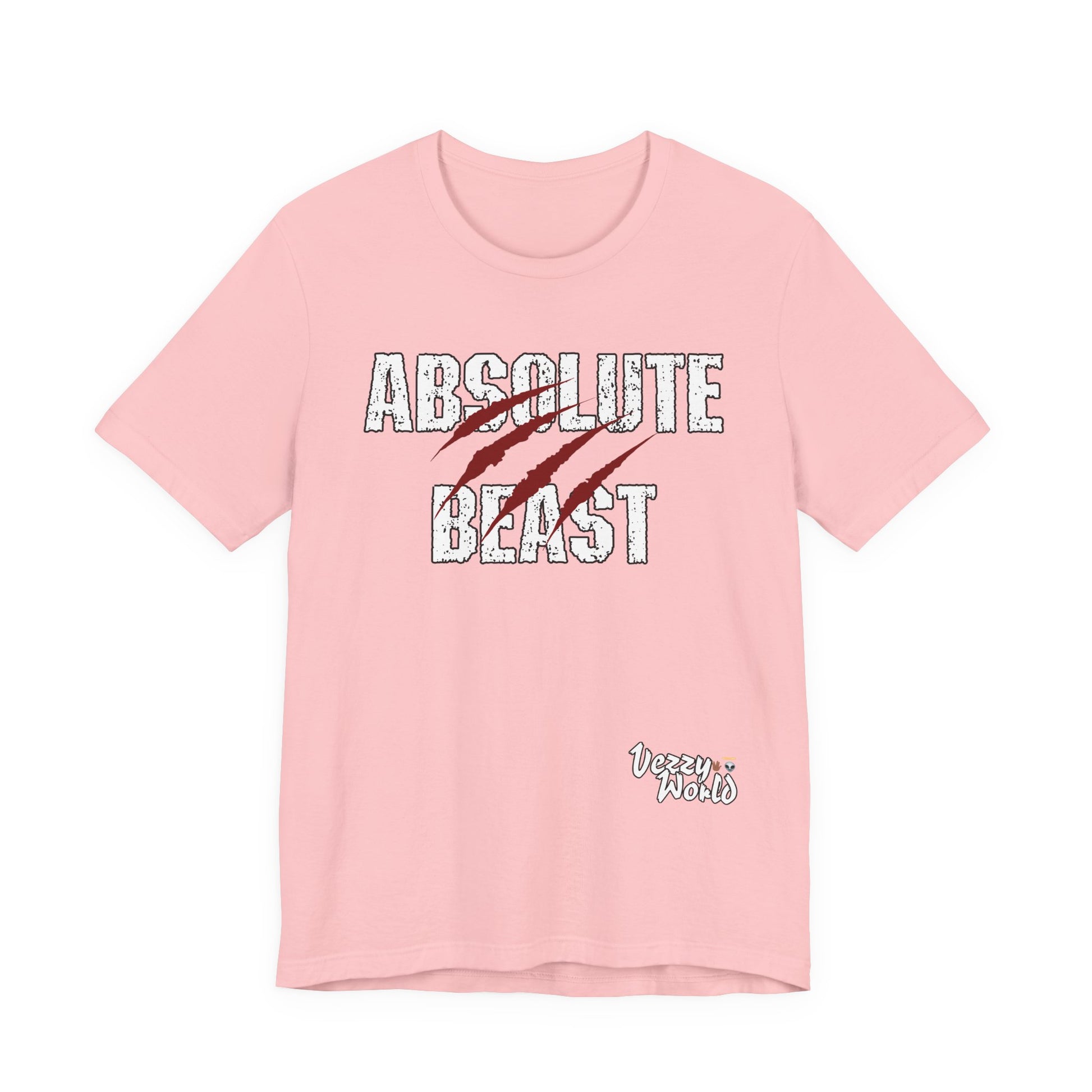 Absolute Beast (Red) Short Sleeve Tee - VezzyWorld