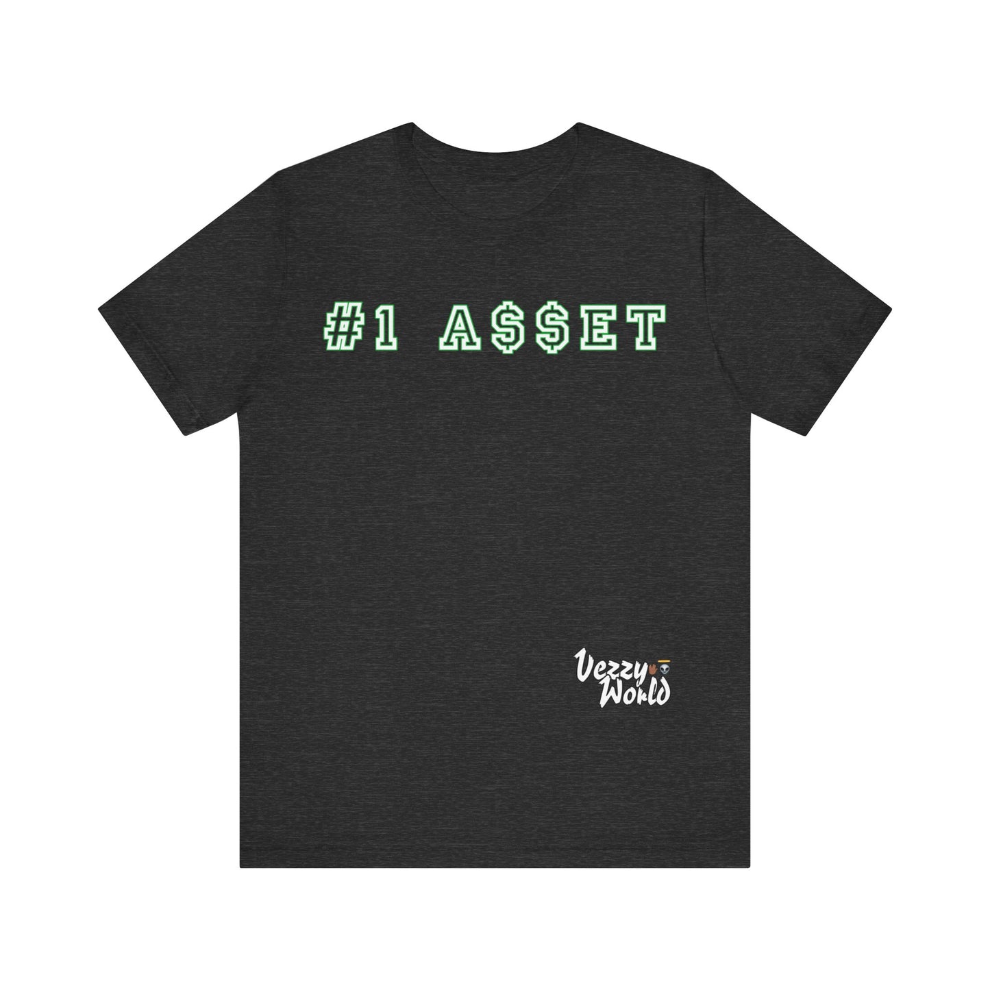 #1 Asset (Green) Short Sleeve Tee - VezzyWorld