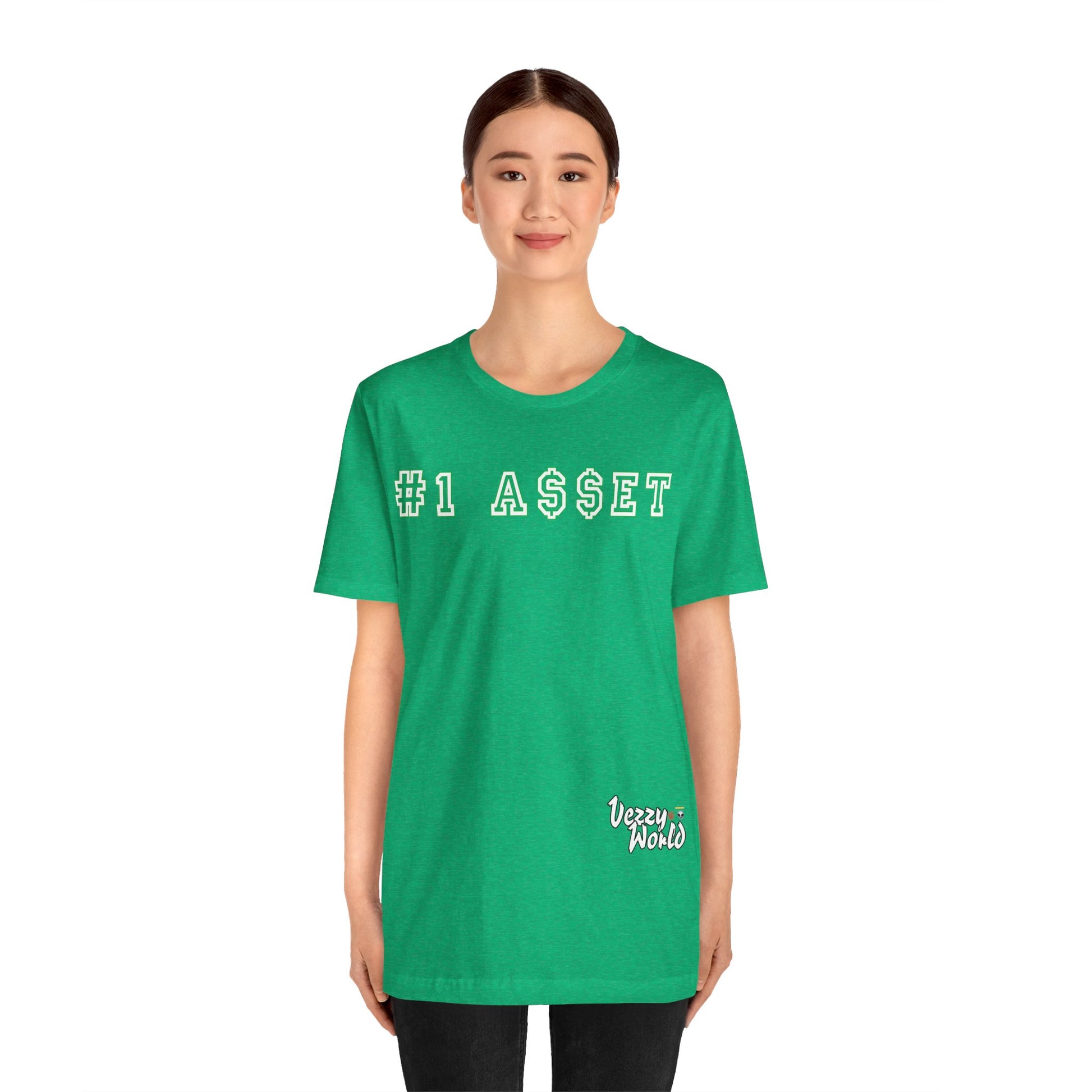 #1 Asset (Green) Short Sleeve Tee - VezzyWorld