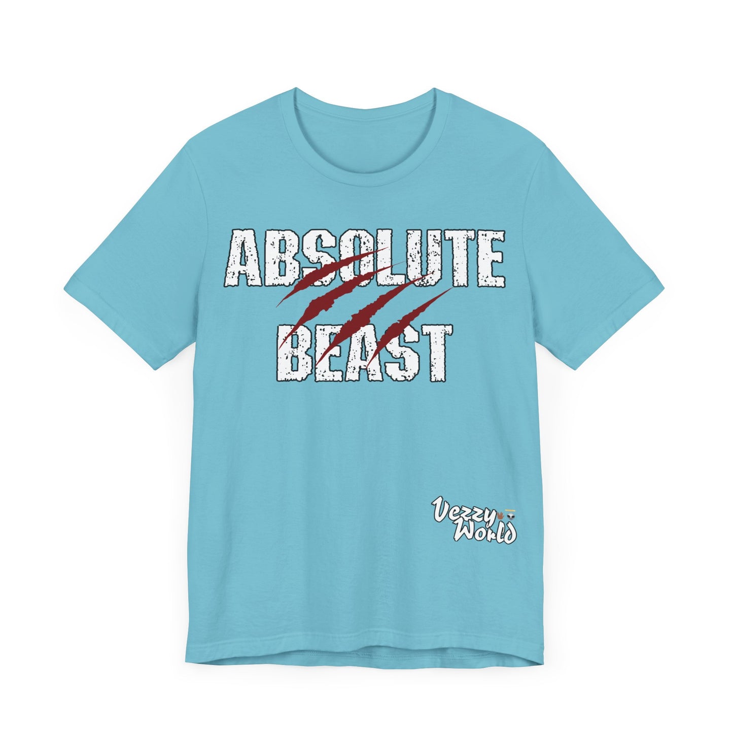 Absolute Beast (Red) Short Sleeve Tee - VezzyWorld