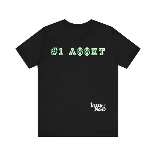 #1 Asset (Green) Short Sleeve Tee - VezzyWorld